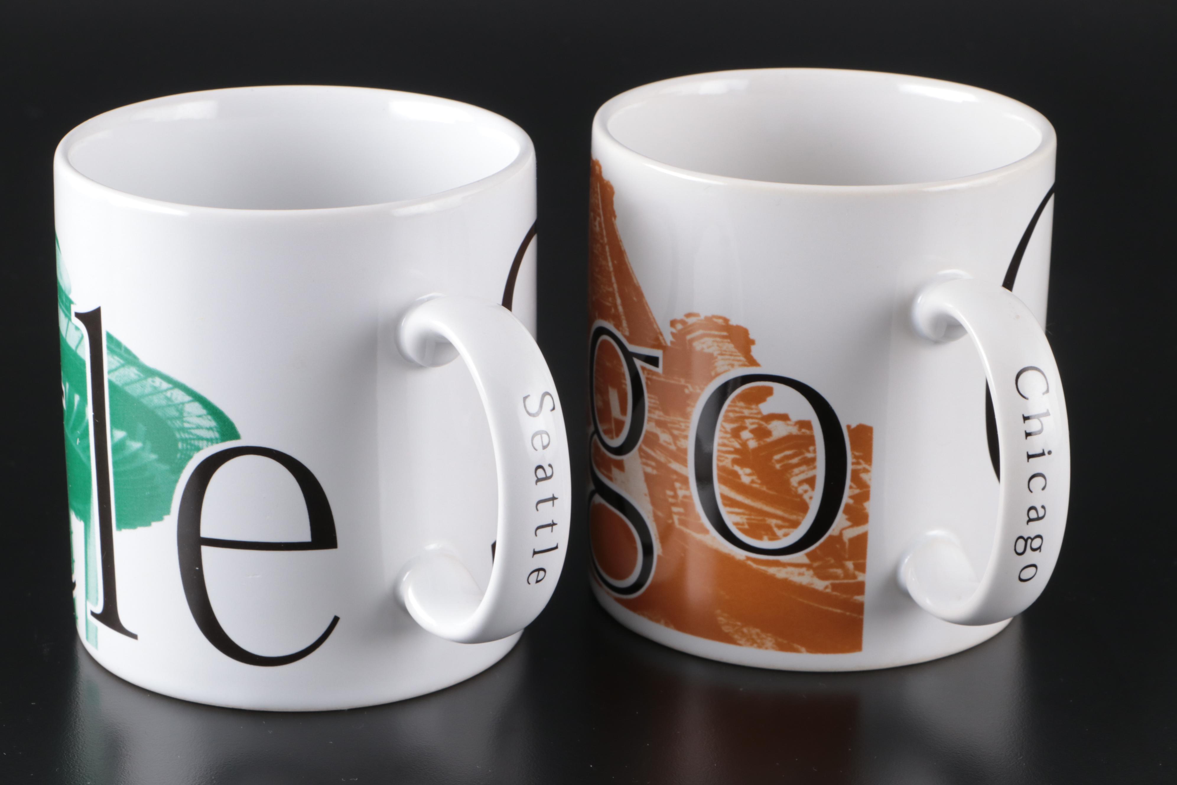 Starbucks "City Mug Collector Series" Ceramic Coffee Mugs with More
