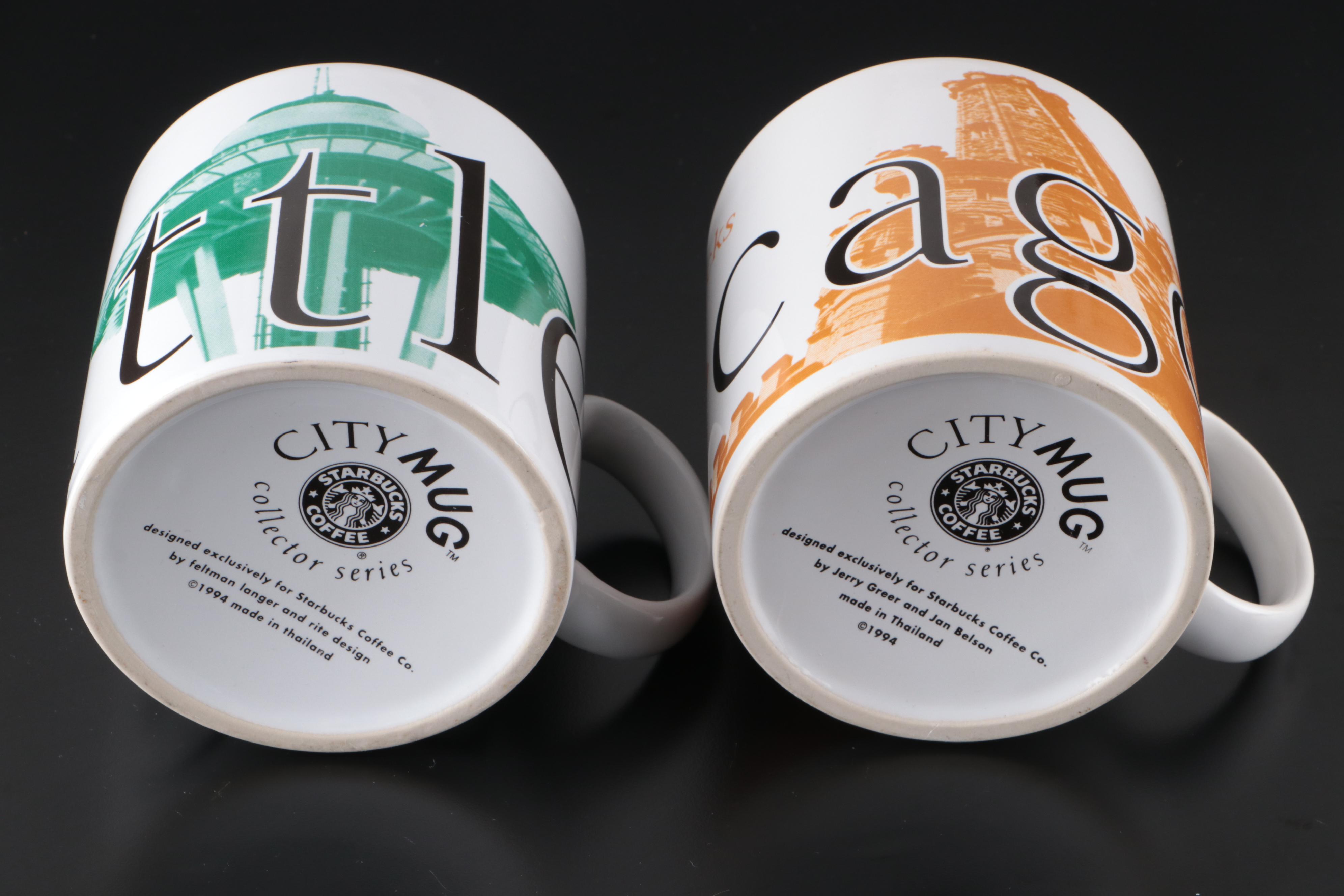 Starbucks "City Mug Collector Series" Ceramic Coffee Mugs with More