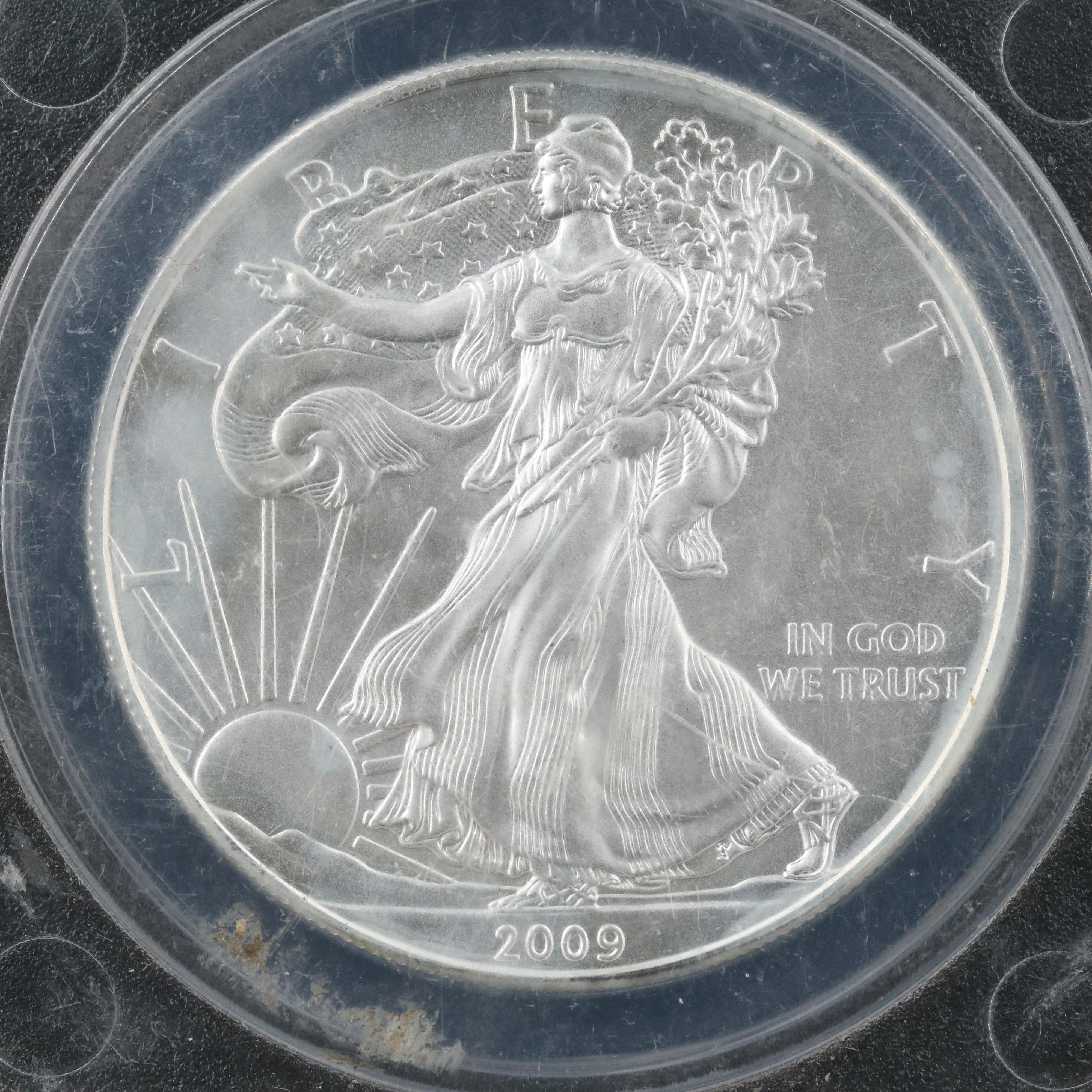 ANACS  MS70 2009 $1 U.S. Silver Eagle