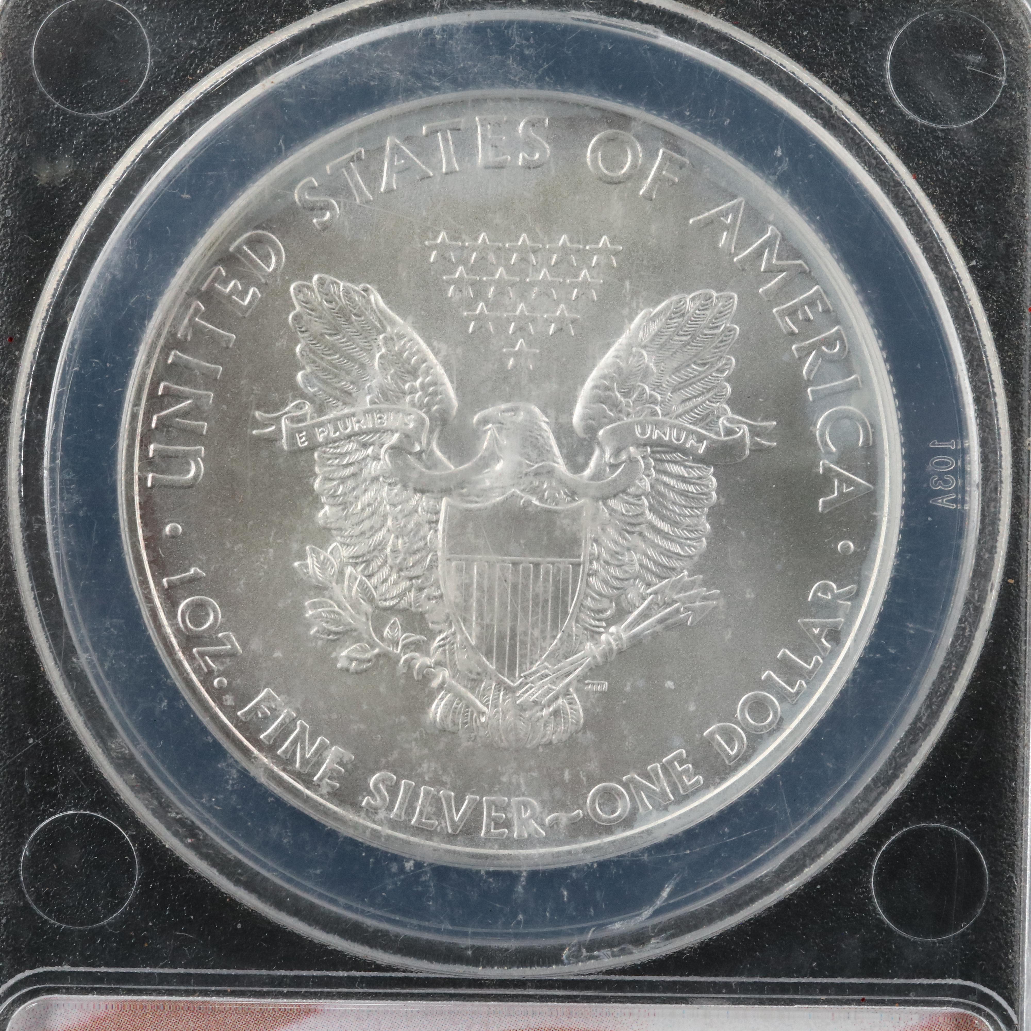 ANACS  MS70 2009 $1 U.S. Silver Eagle