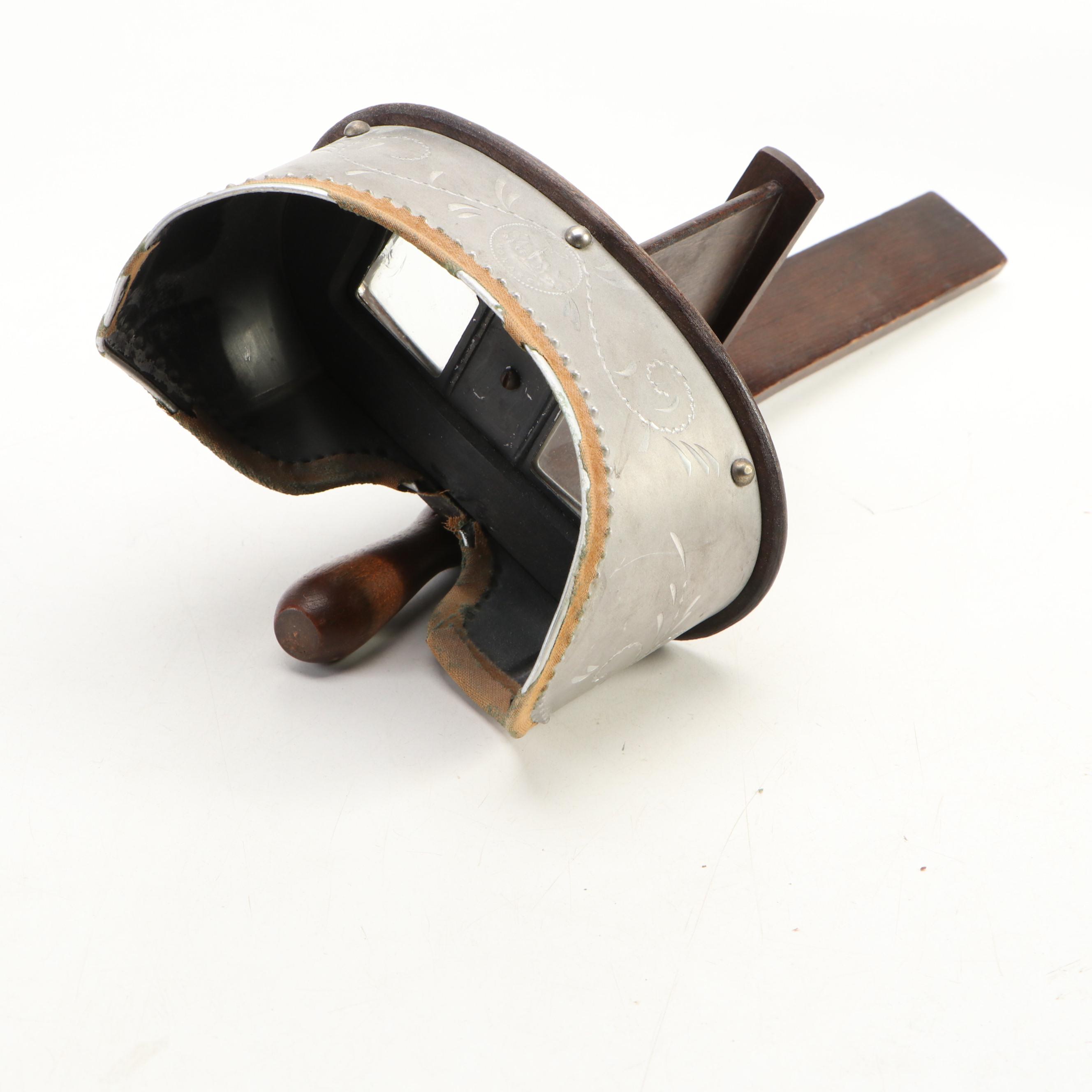 Monarch Stereoscope with Keystone World War I View Cards, Early 20th Century