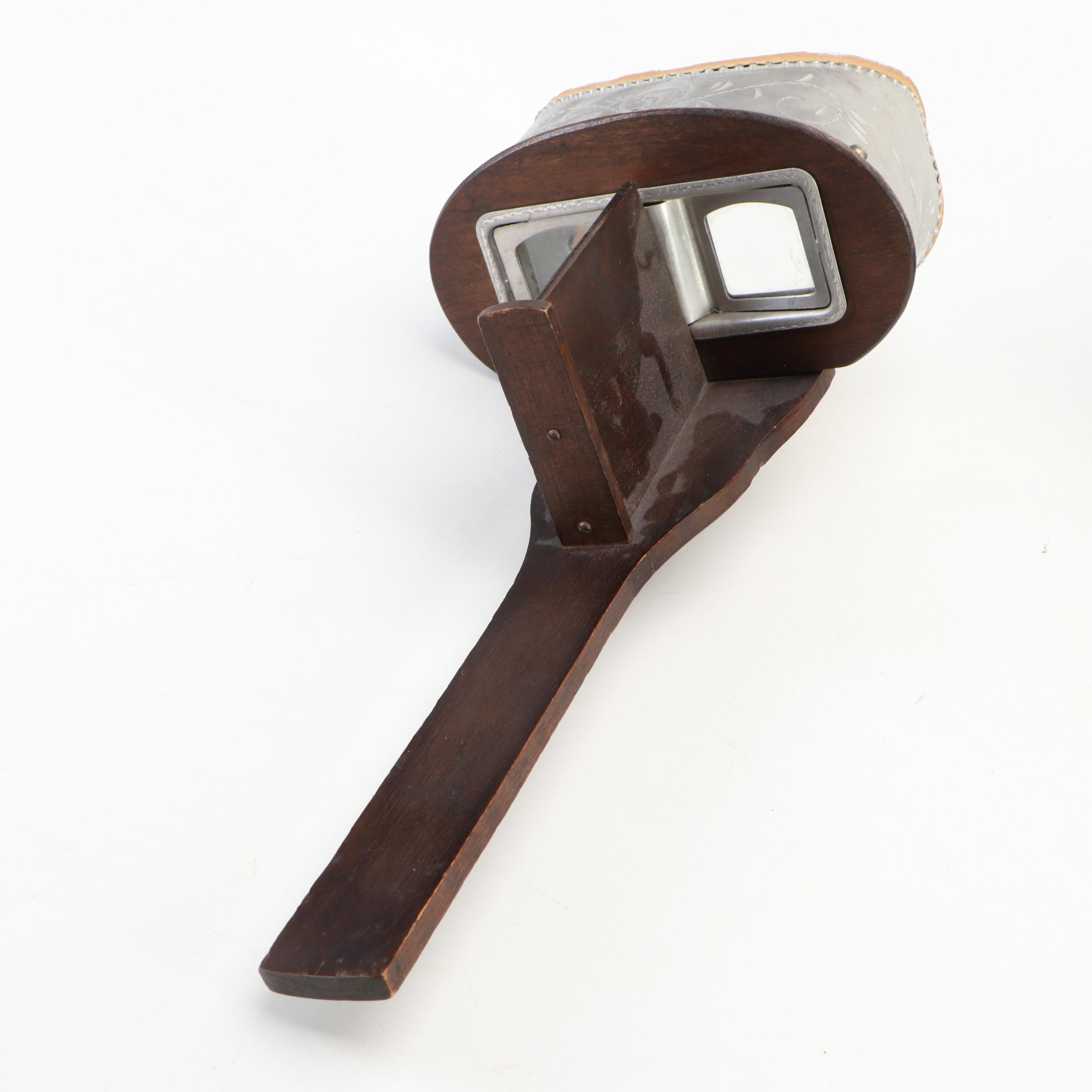 Monarch Stereoscope with Keystone World War I View Cards, Early 20th Century