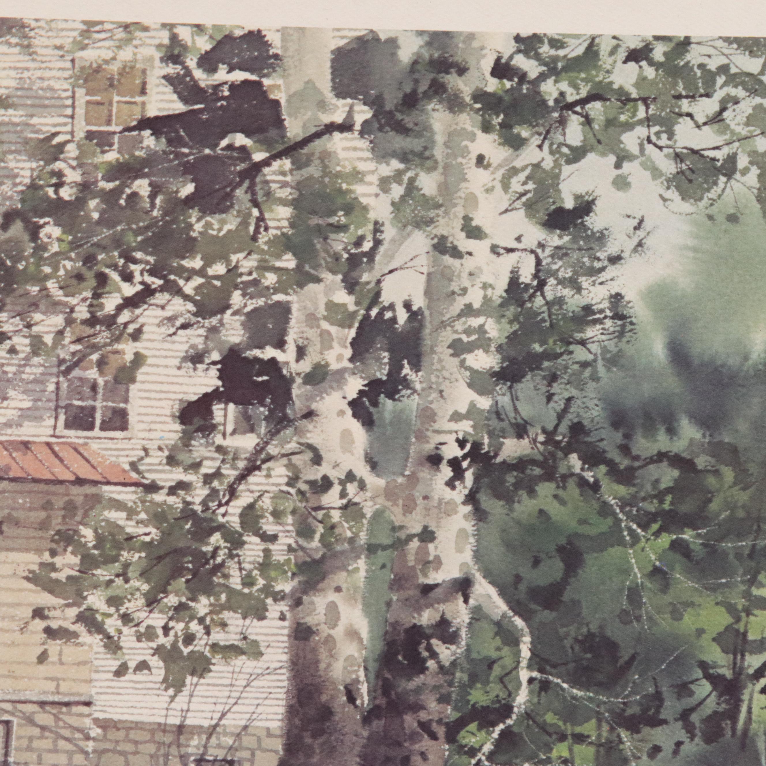 Pair of Scenic Offset Lithographs After Sam Hageman