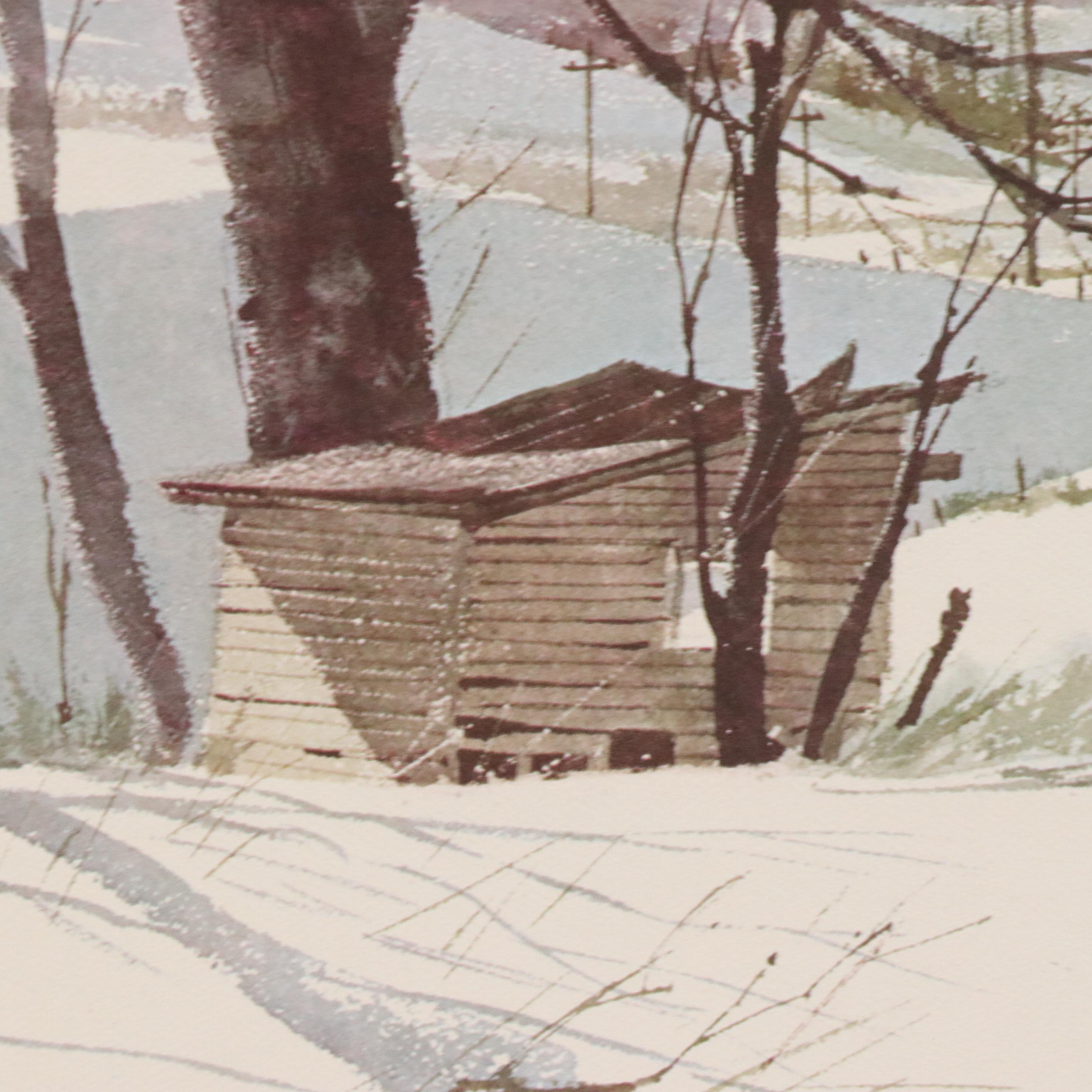 Pair of Scenic Offset Lithographs After Sam Hageman