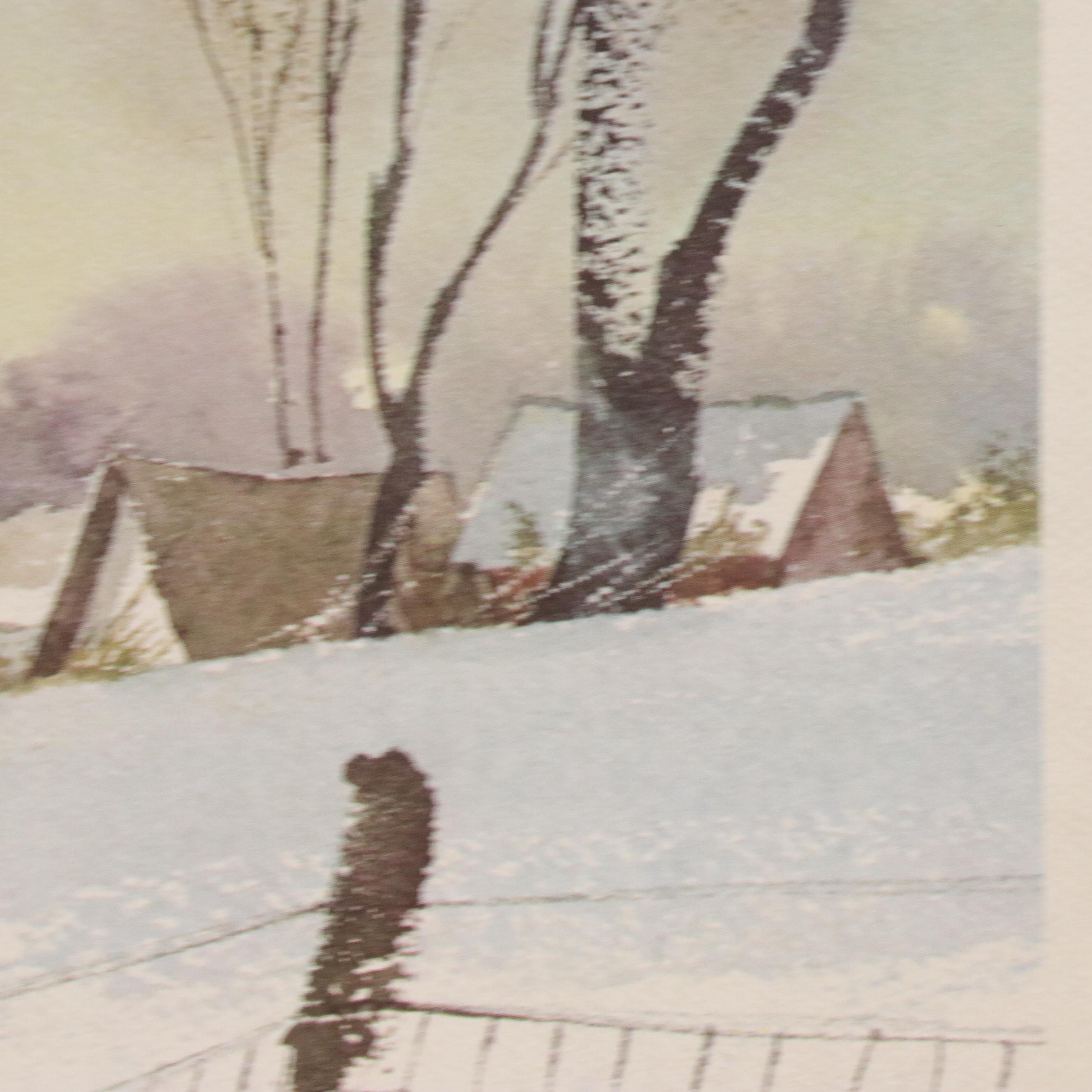 Pair of Scenic Offset Lithographs After Sam Hageman