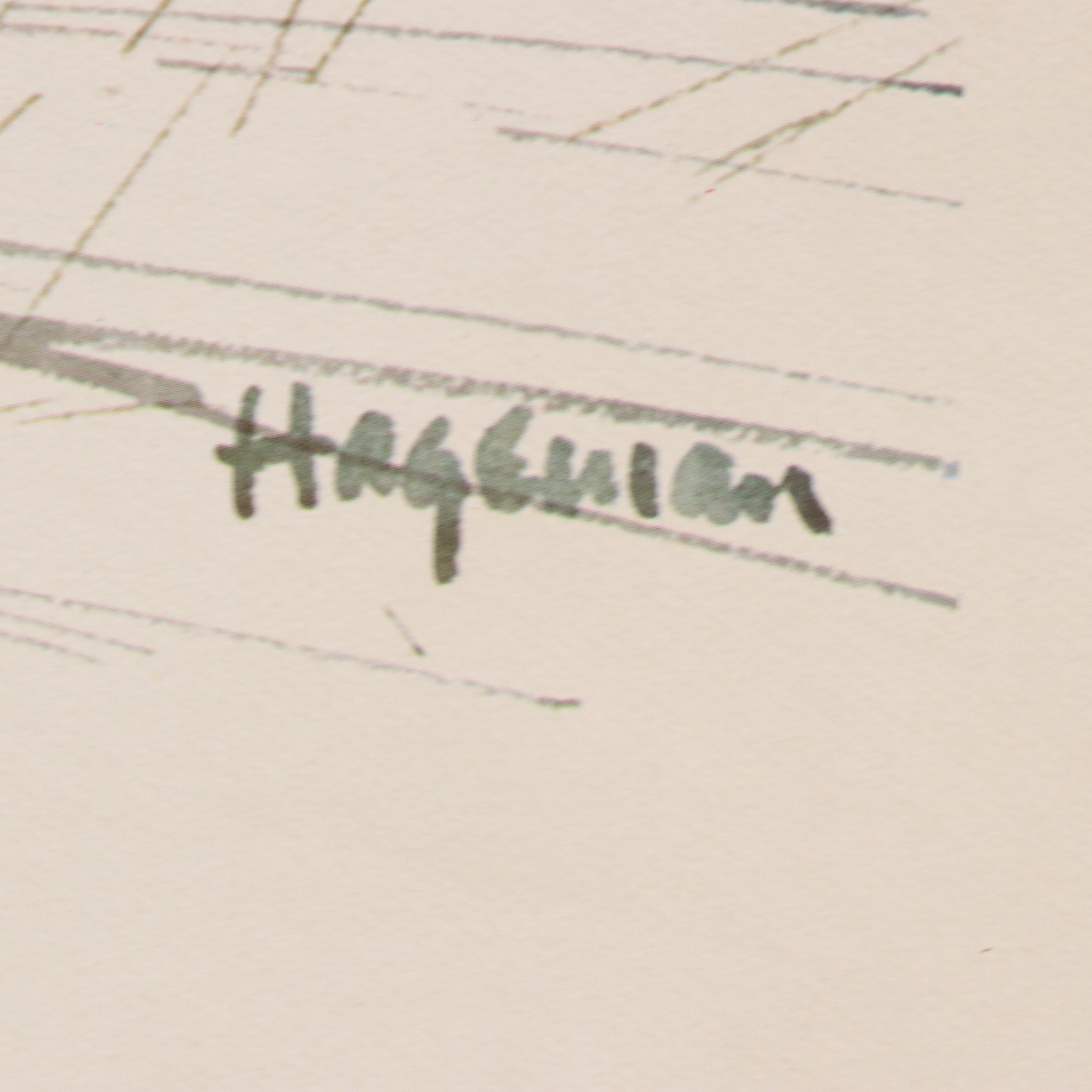 Pair of Scenic Offset Lithographs After Sam Hageman