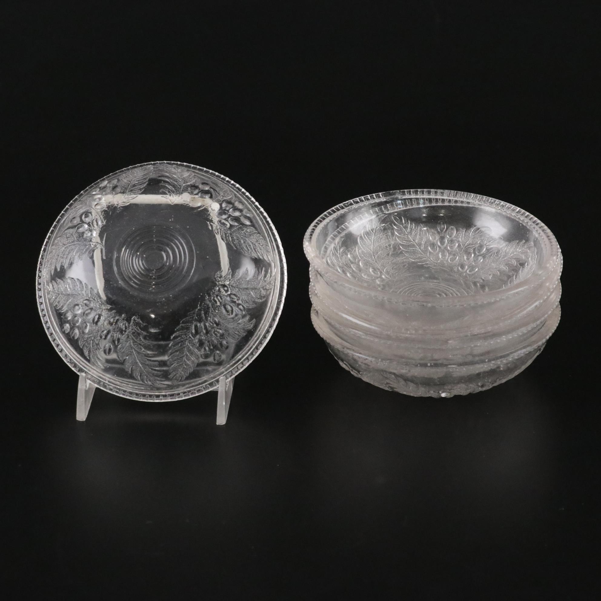 Depression Glass Luncheon Plates, EAPG "Grape & Festoon" by Doyle & Co. and More