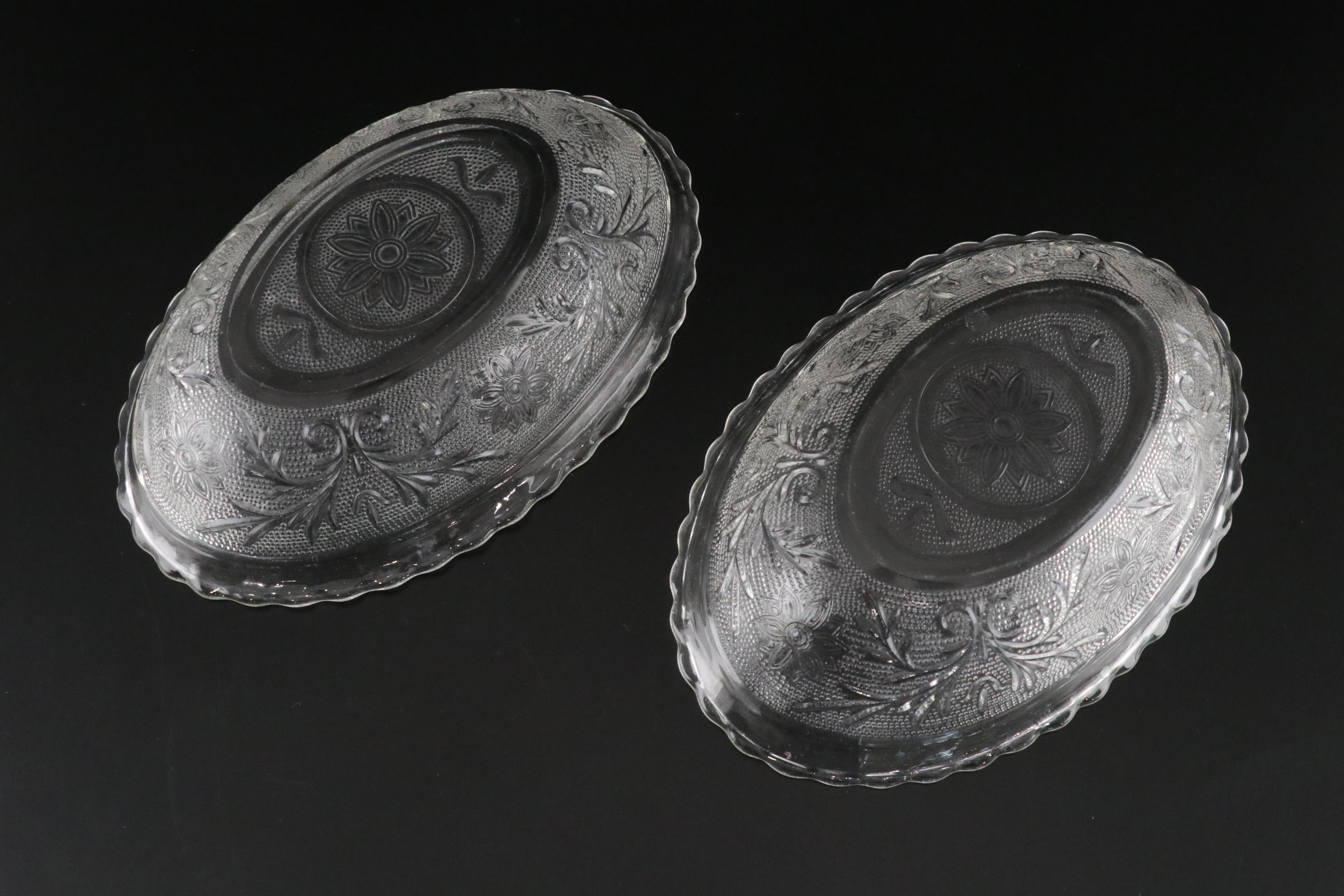 Depression Glass Luncheon Plates, EAPG "Grape & Festoon" by Doyle & Co. and More