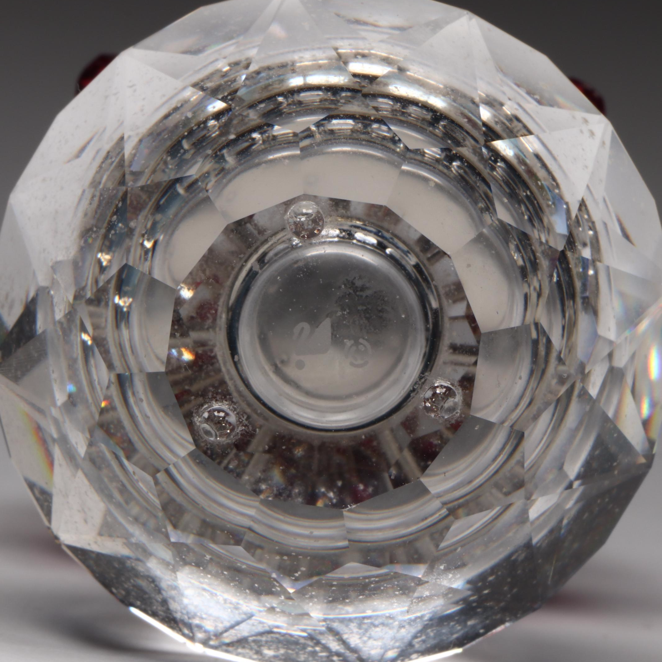 Swarovski "Vase of Roses," "The Rose," and "Orchid Blossom" Crystal Figurines