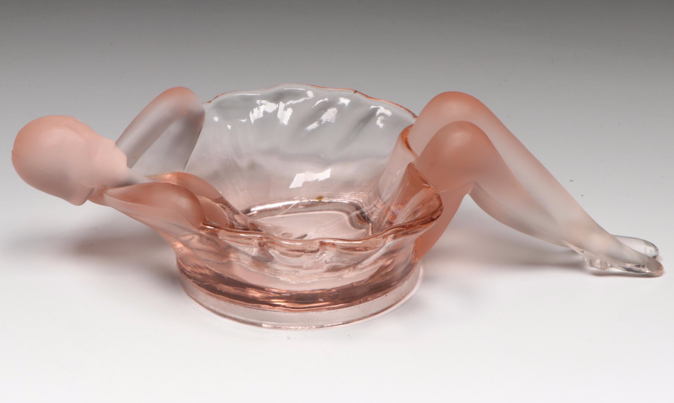 Mosser Bathing Beauty Soap Dish with Royal Limited and Other Perfume Bottles