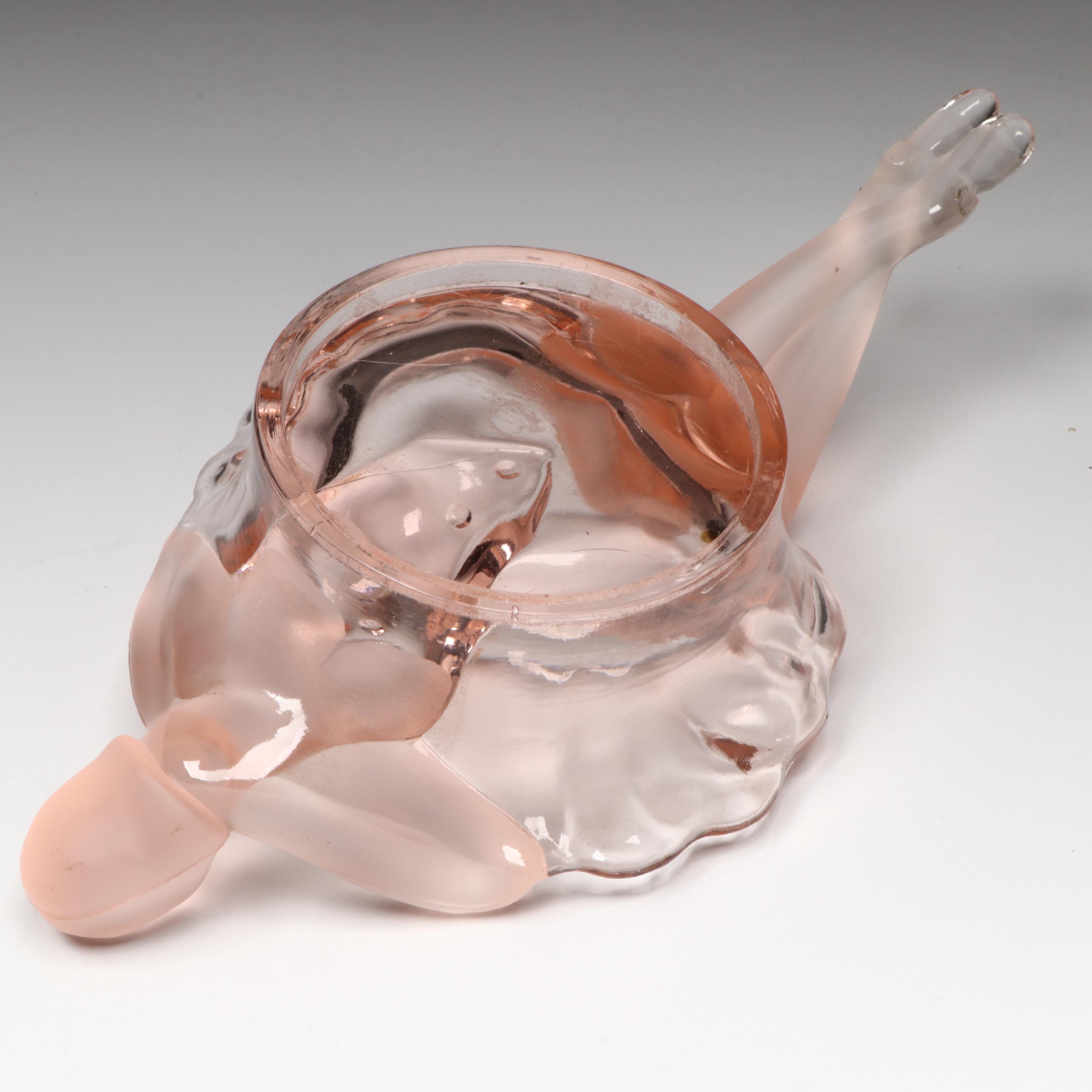 Mosser Bathing Beauty Soap Dish with Royal Limited and Other Perfume Bottles