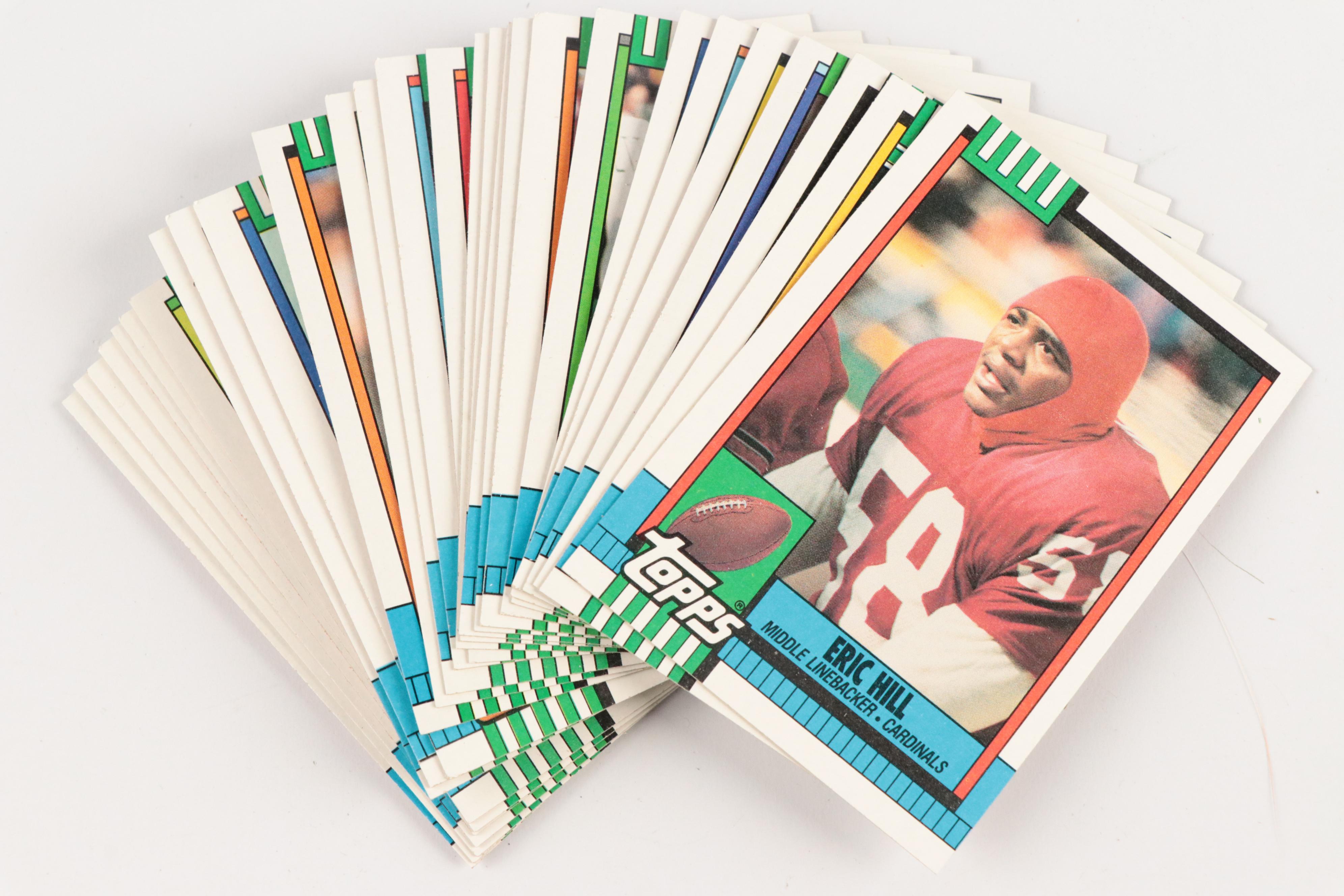 1990 Topps Football Card Boxes with Original Vending Case