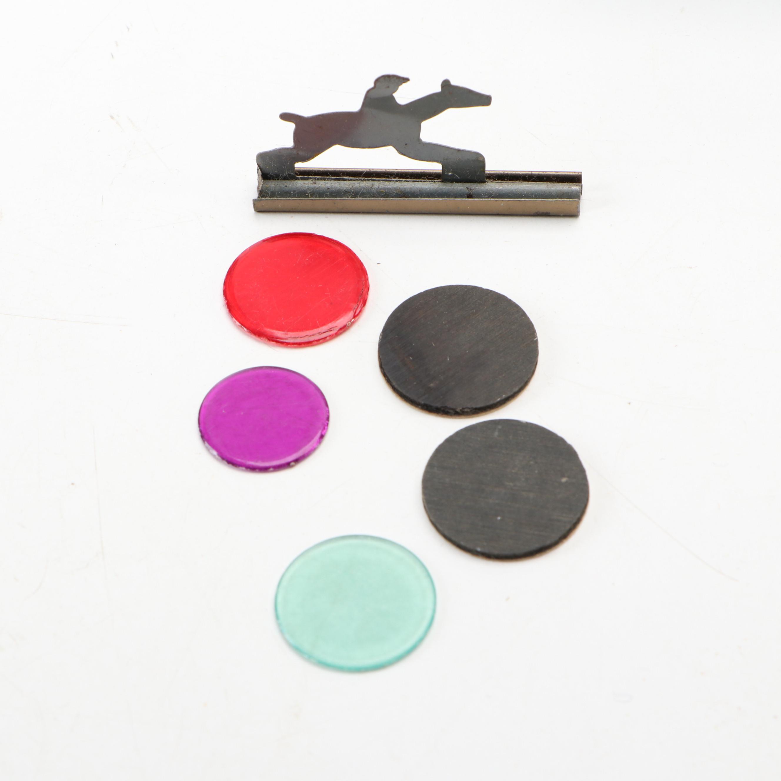 J. Chein Tin Litho Wind-Up Roller Coaster with Technofix Silver Mine Toy