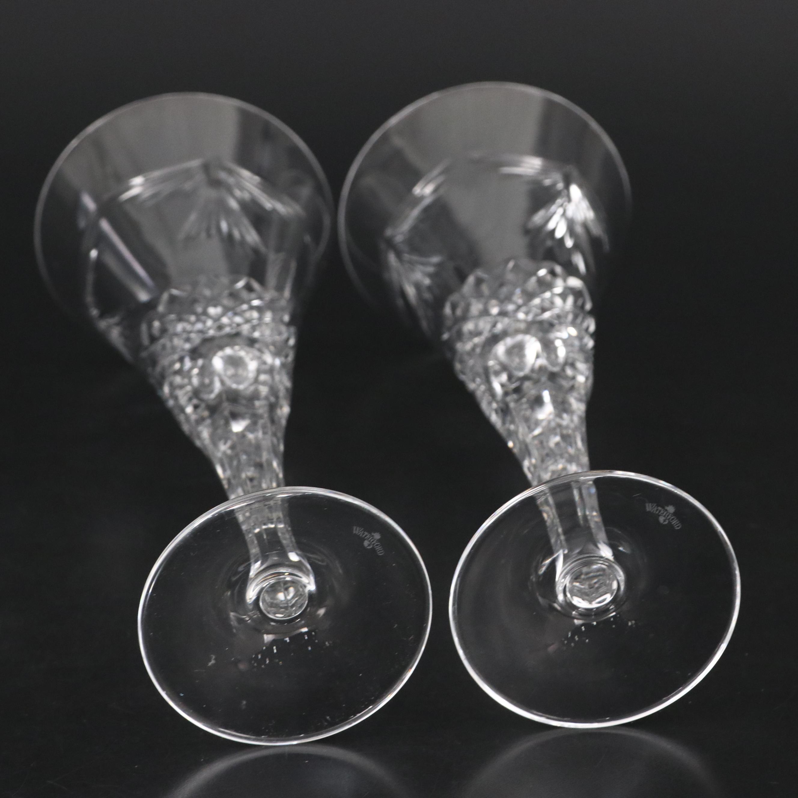 Waterford Crystal Millennium Series "Peace" Toasting Champagne Flutes
