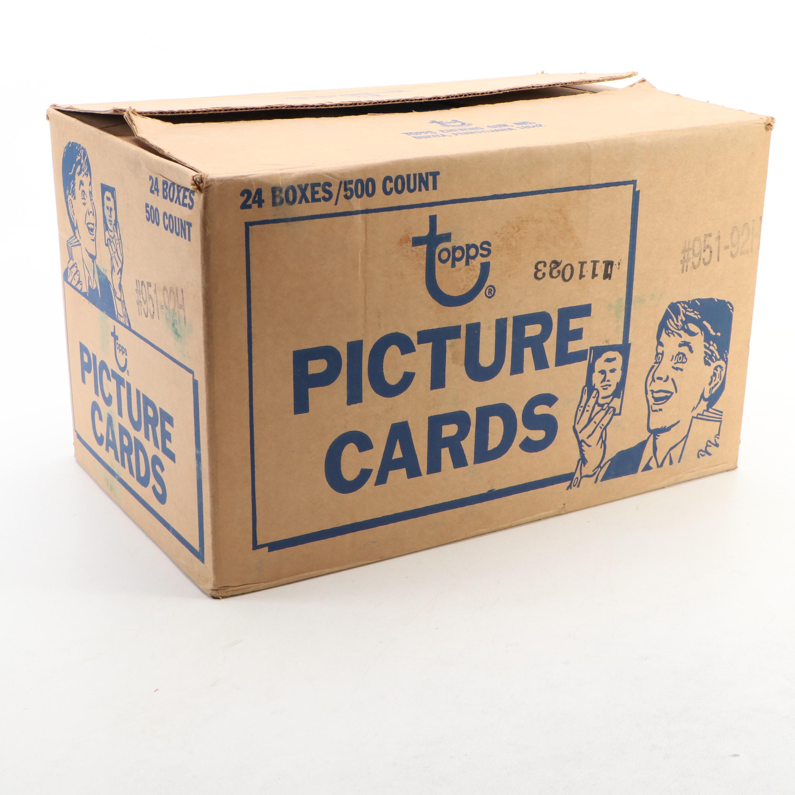 1992 Topps Baseball Card Boxes with Original Vending Case