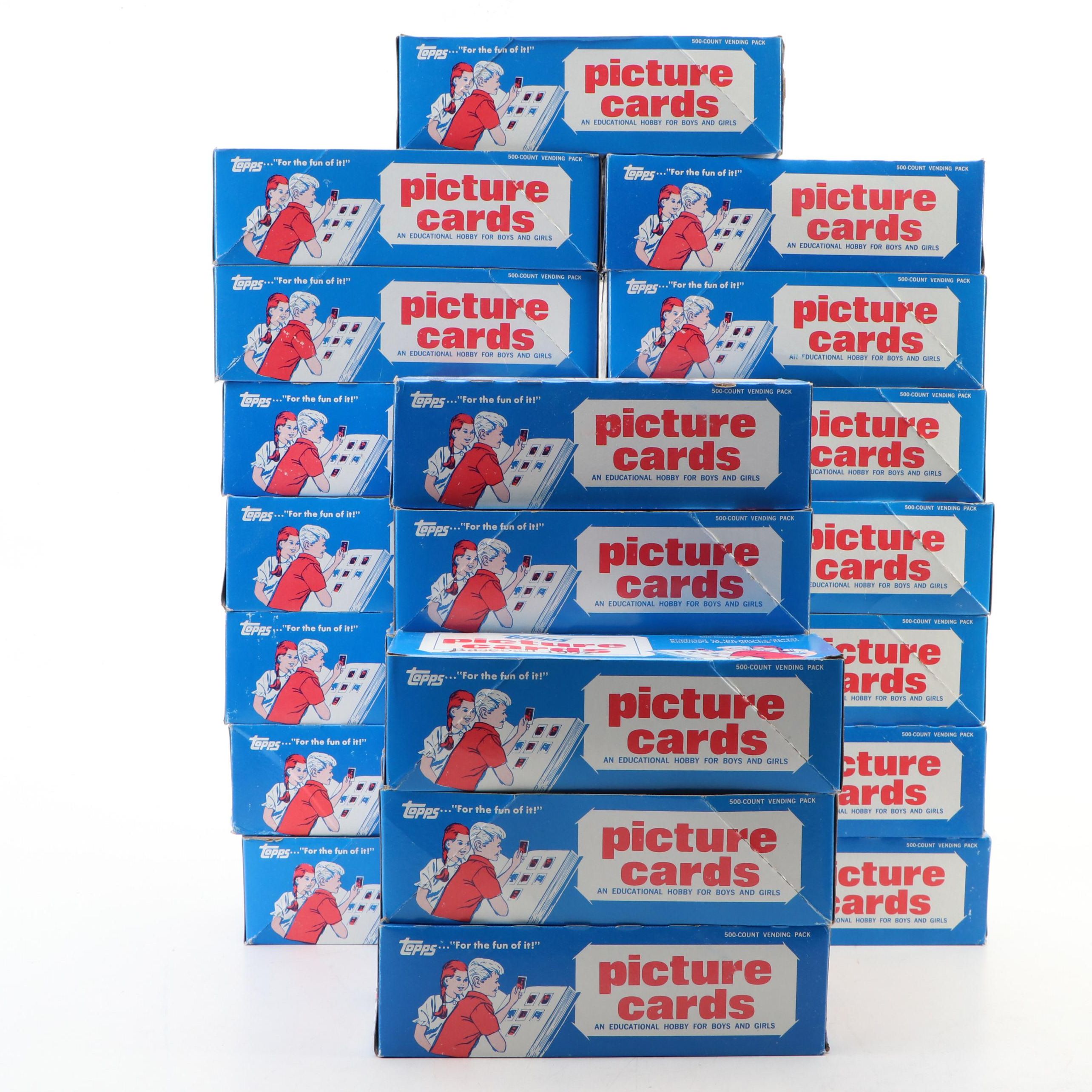 1992 Topps Baseball Card Boxes with Original Vending Case