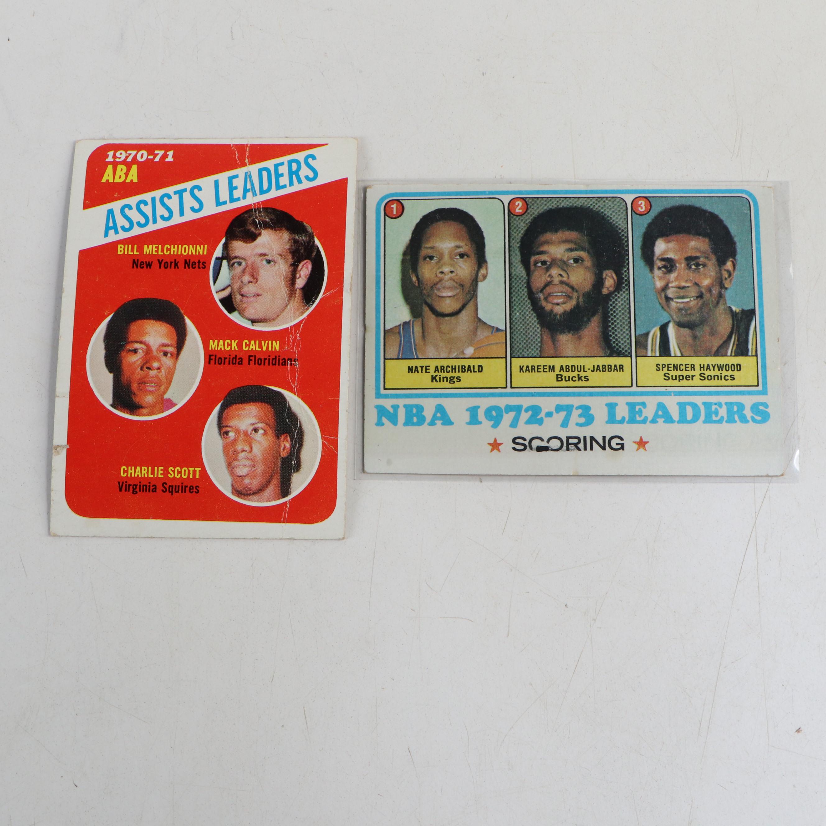 Topps Basketball Cards Featuring Oscar Robertson and More, 1970s