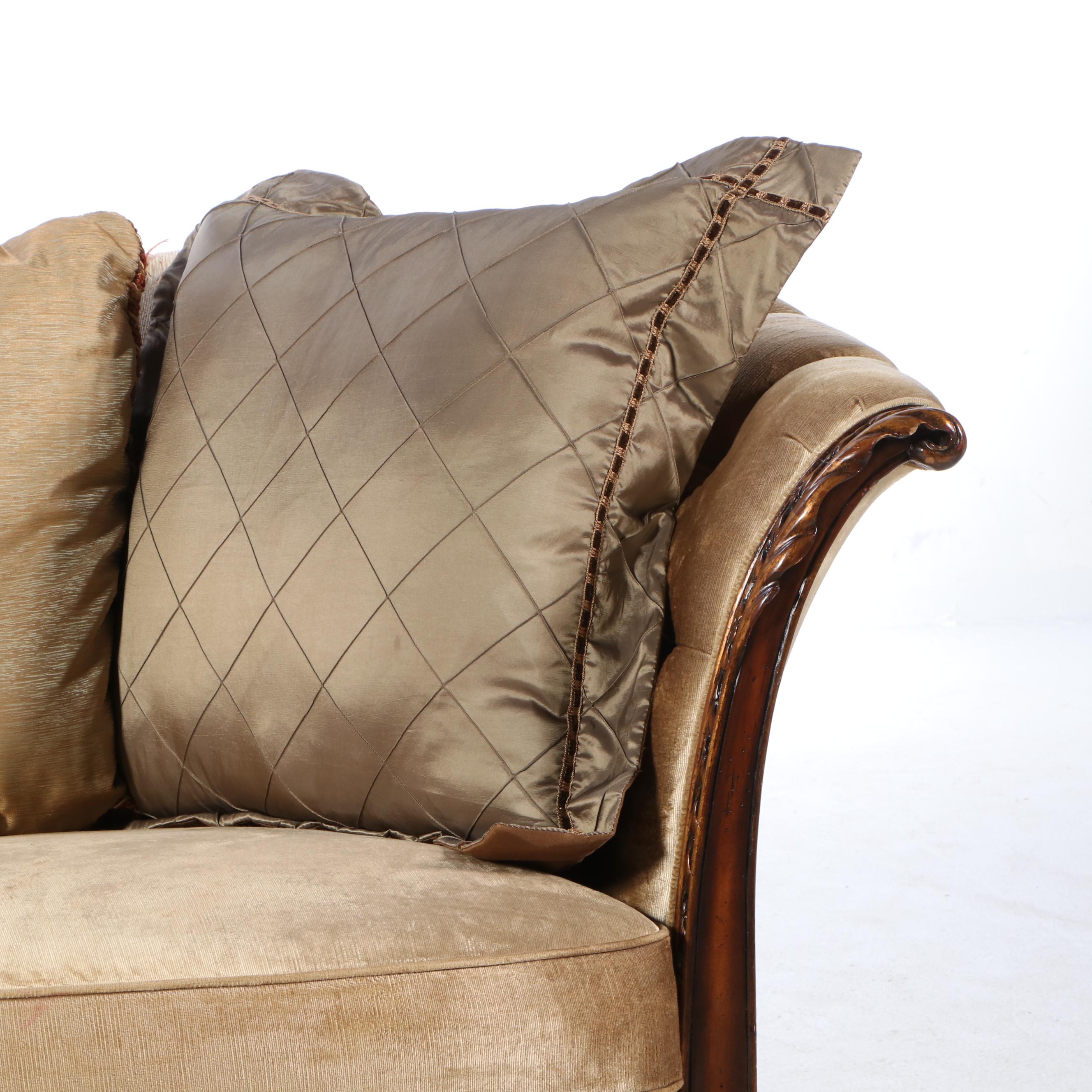 Schnadig "Compositions" French Provincial Style Buttoned-Down Sofa