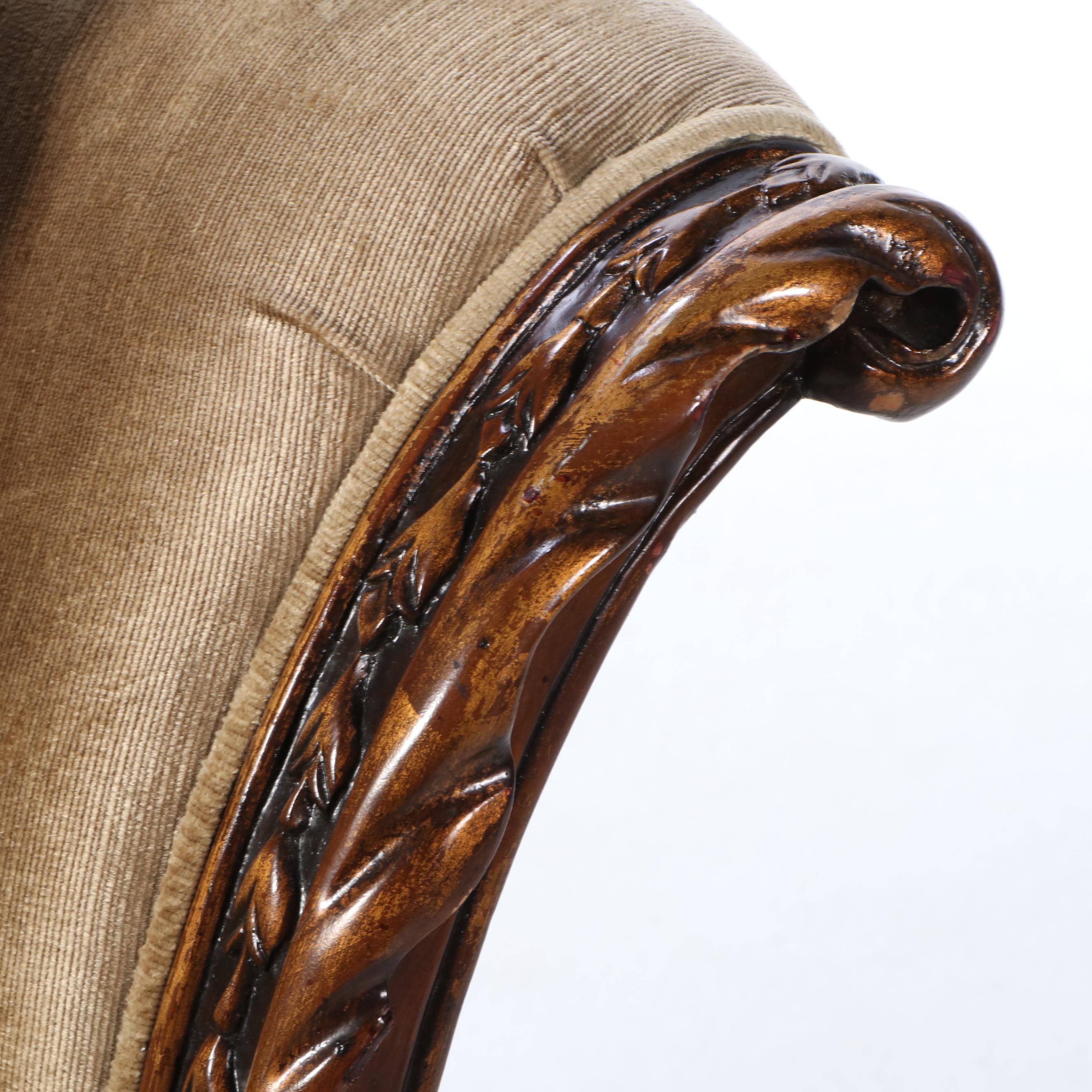 Schnadig "Compositions" French Provincial Style Buttoned-Down Sofa