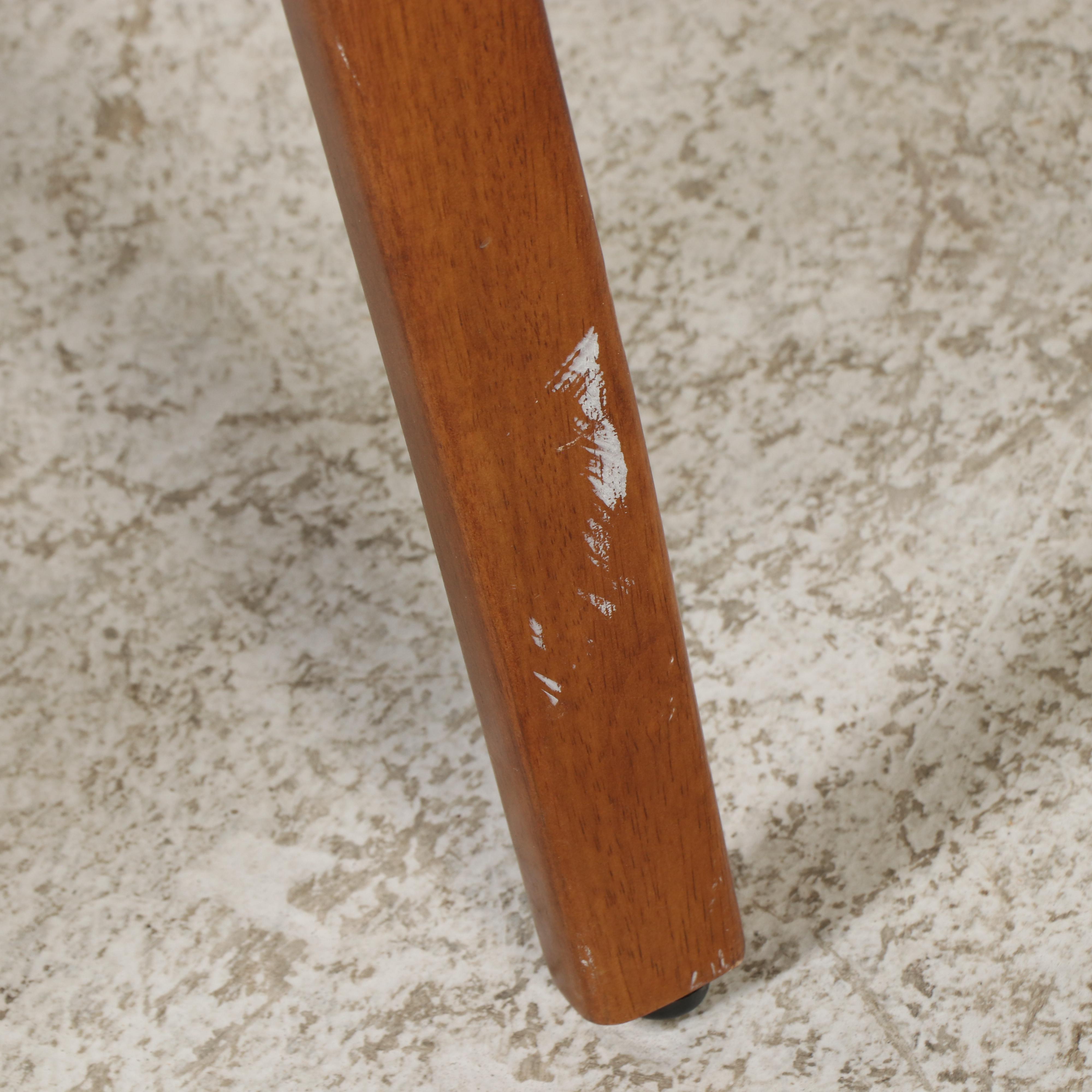 Pair of West Elm "Baltimore" Walnut Finished Dining Chairs