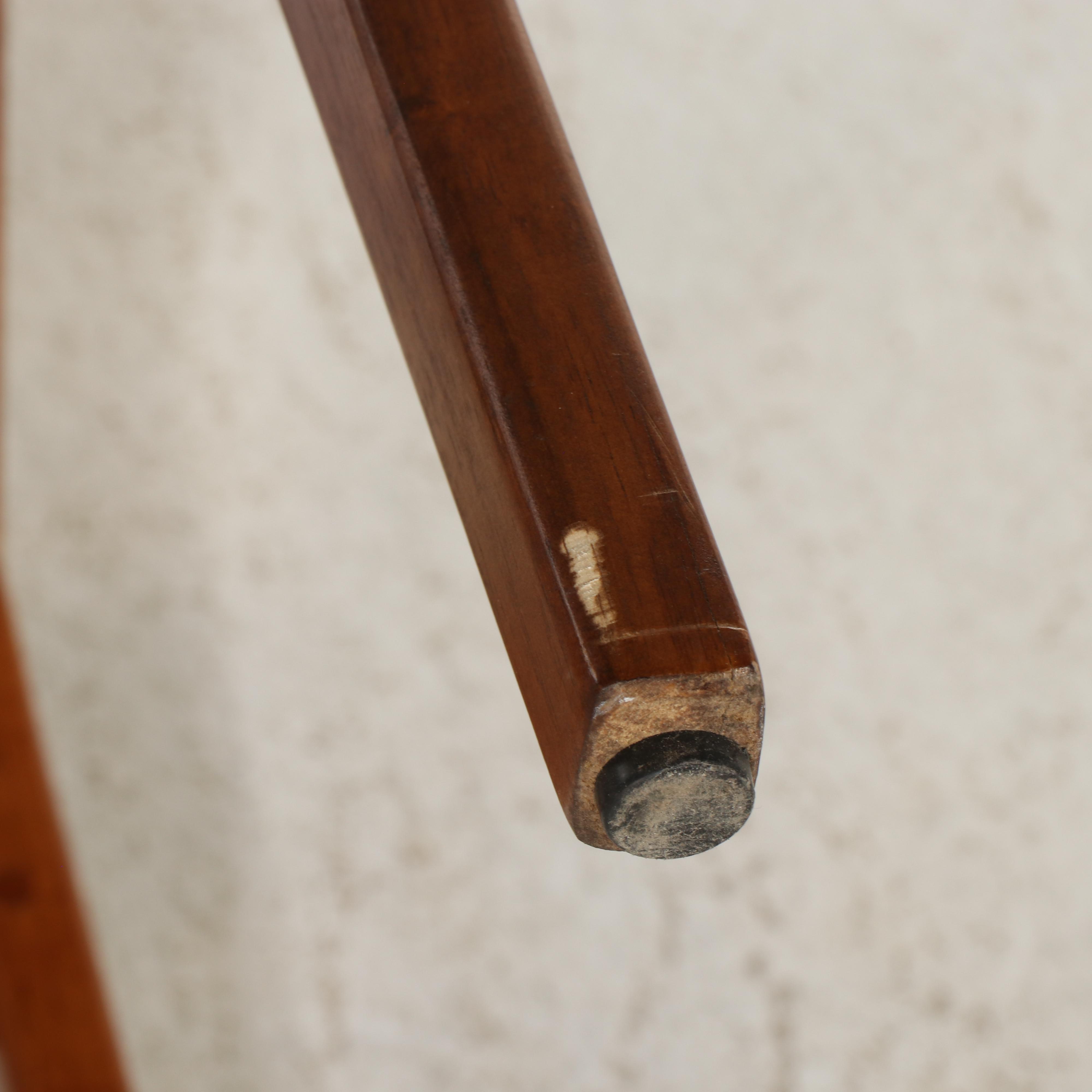 Pair of West Elm "Baltimore" Walnut Finished Dining Chairs