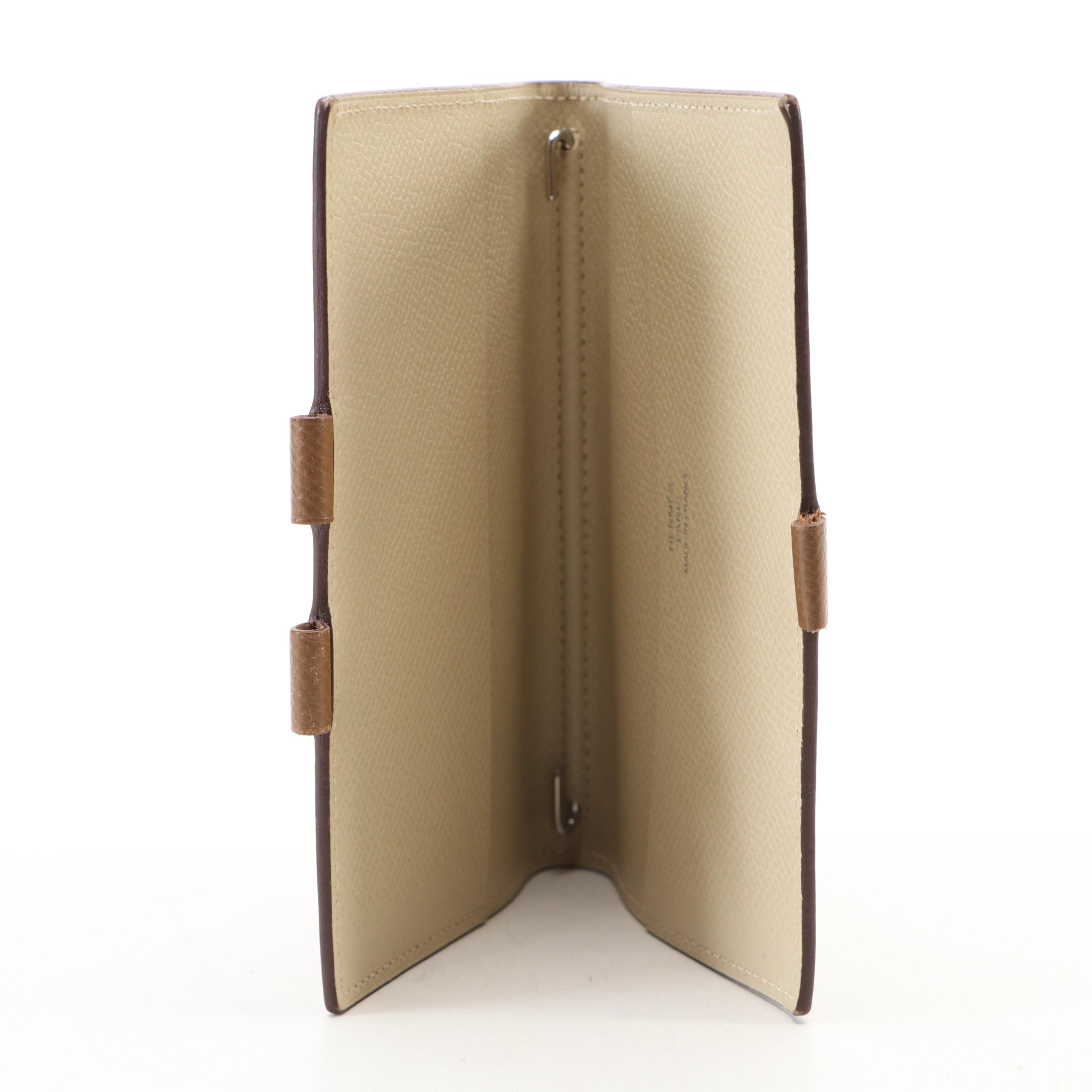 Hermès Mocha Brown Leather Agenda Cover