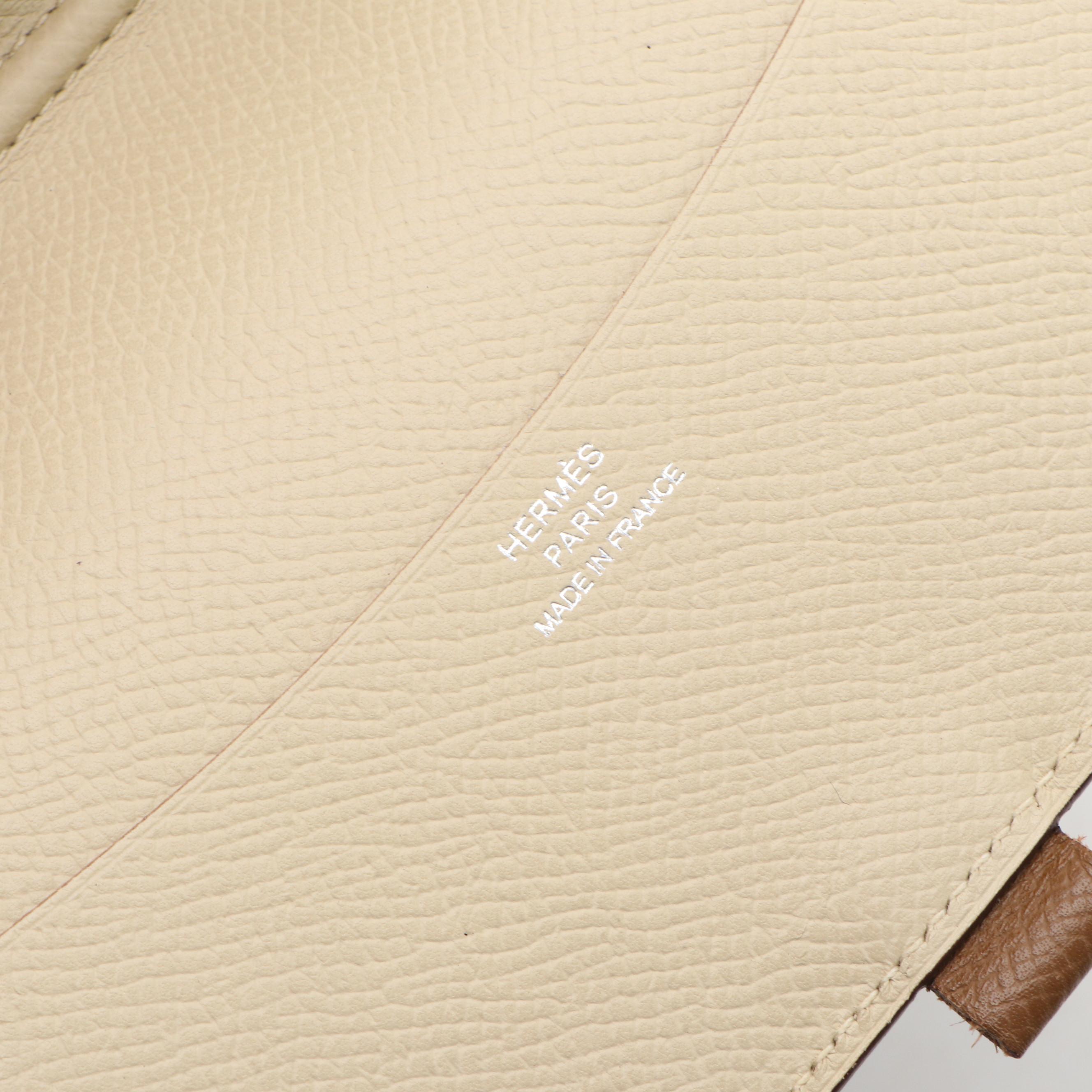 Hermès Mocha Brown Leather Agenda Cover