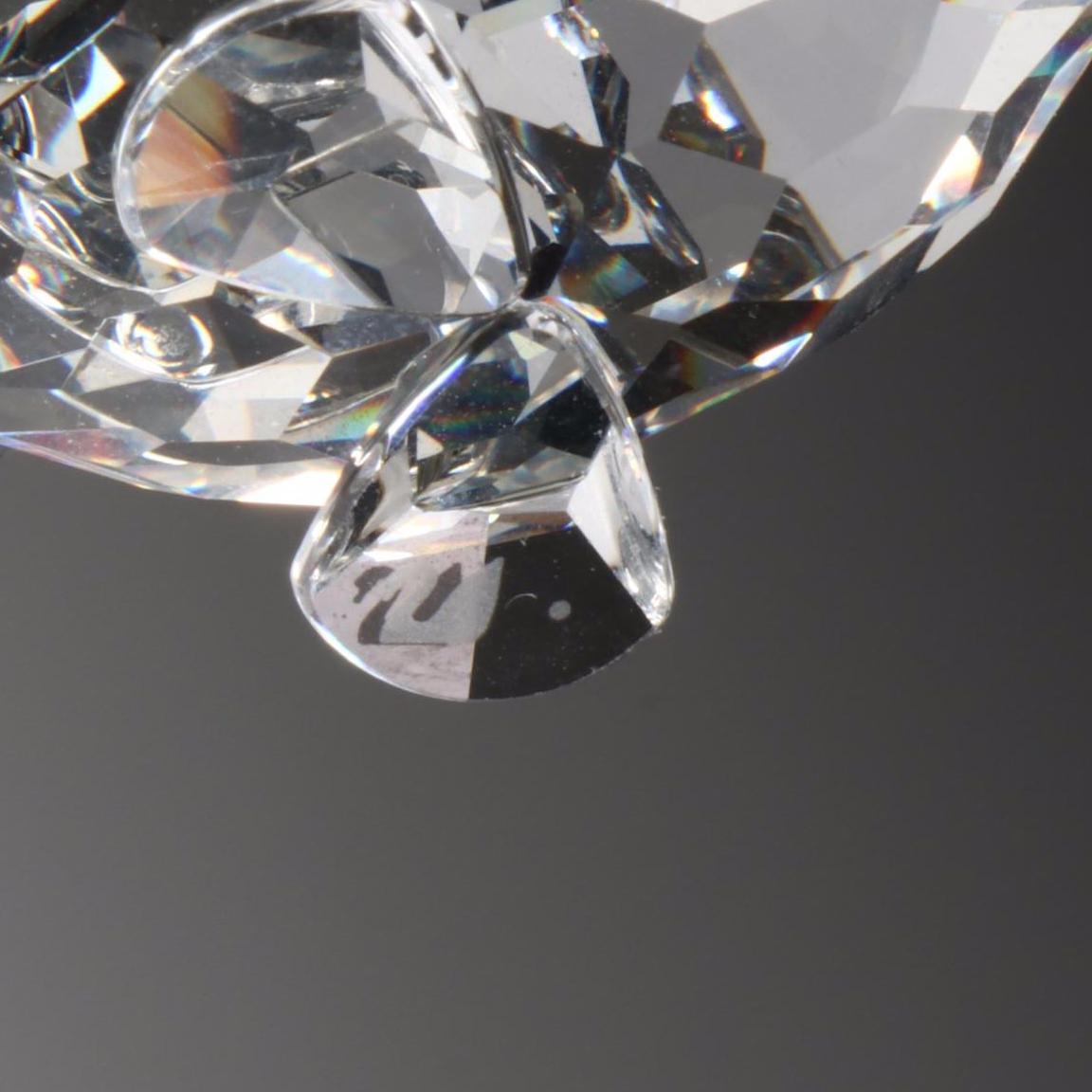 Swarovski and Other Crystal Figurines with Glass and Metal Perfume Bottles