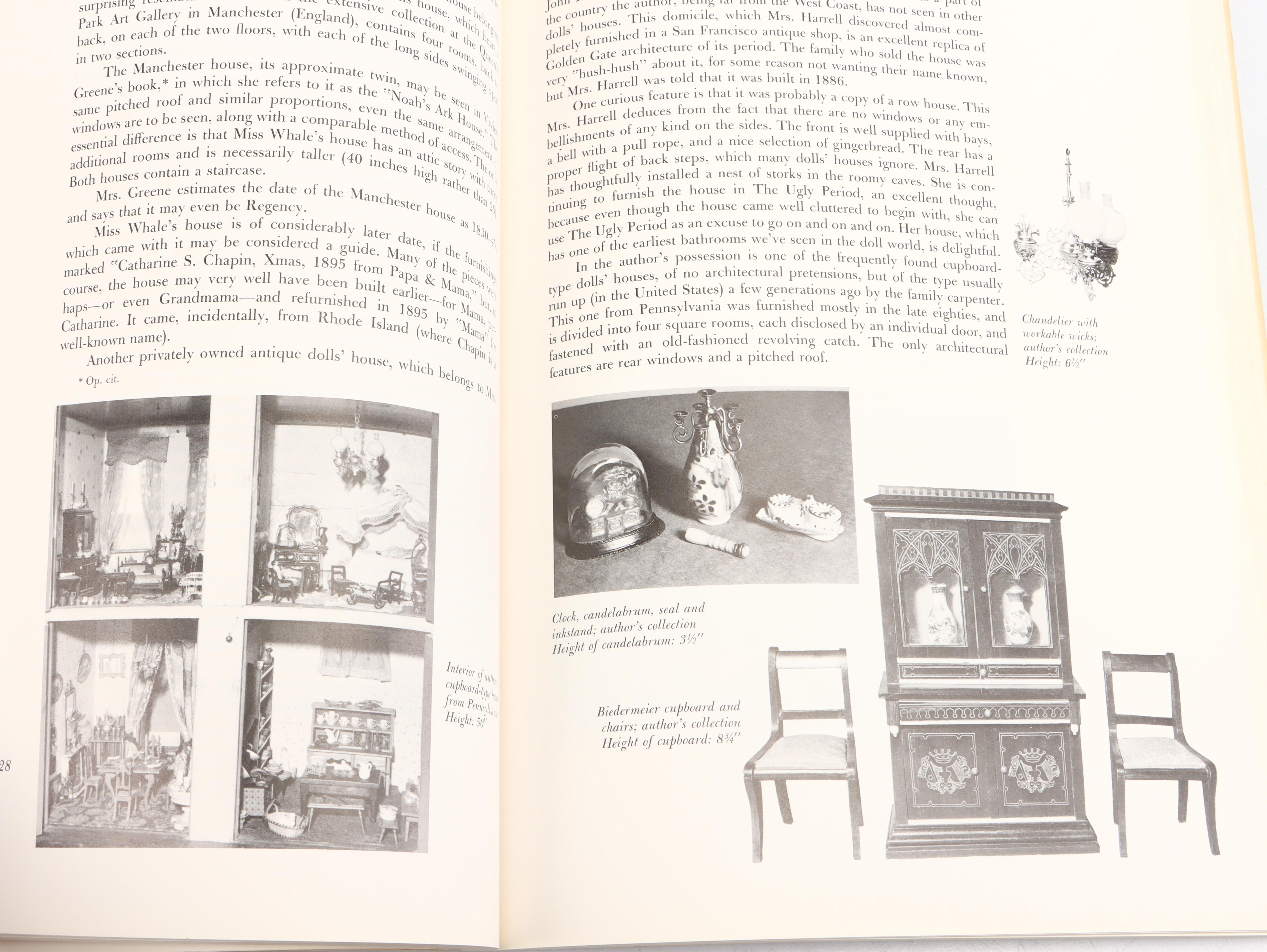 Skilcraft Victorian Wooden Dollhouse with Accessories and Dollhouse History Book