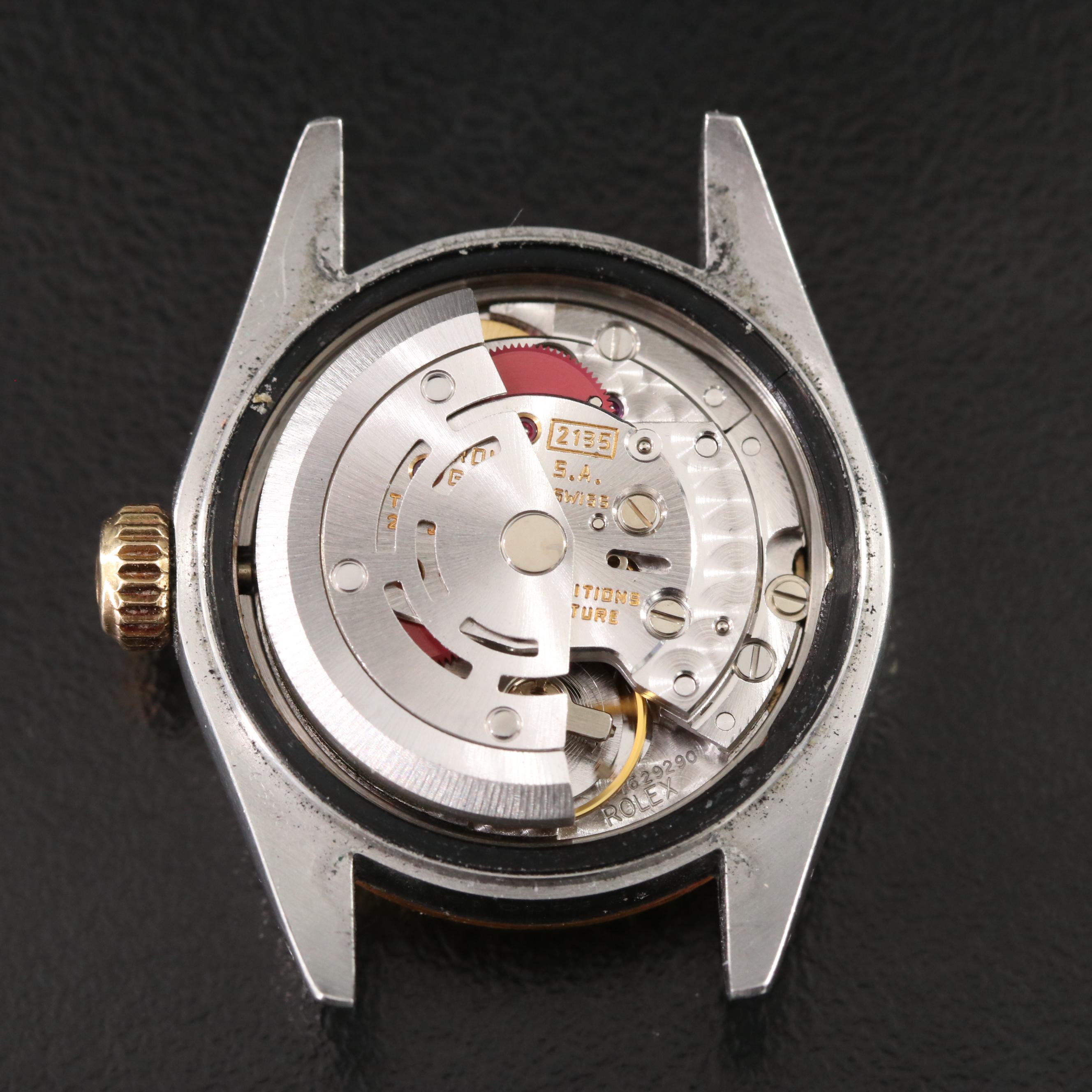 1990 Rolex Two-Tone Blue Dial Datejust Watch