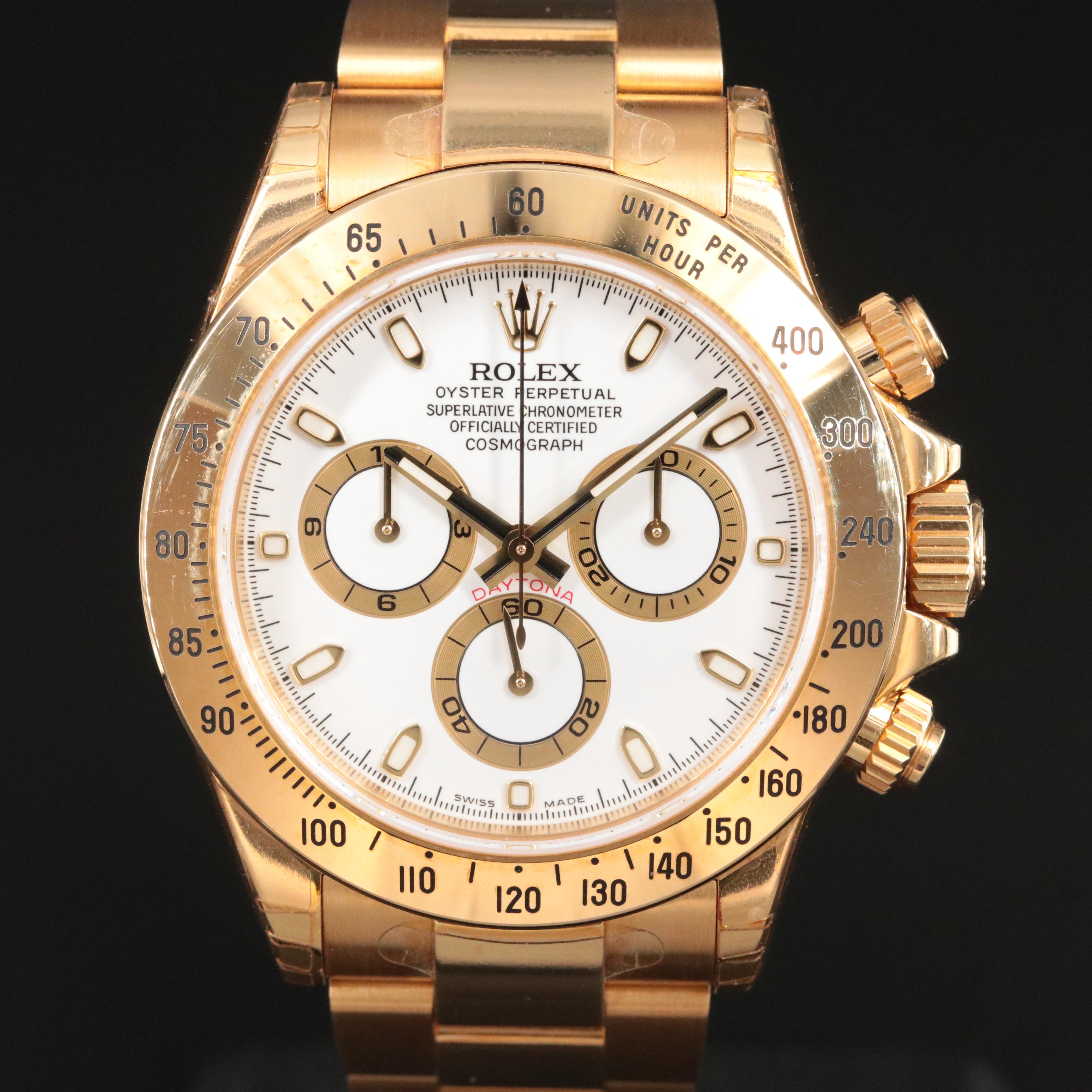 2005 Rolex Cosmograph Daytona 18K Watch