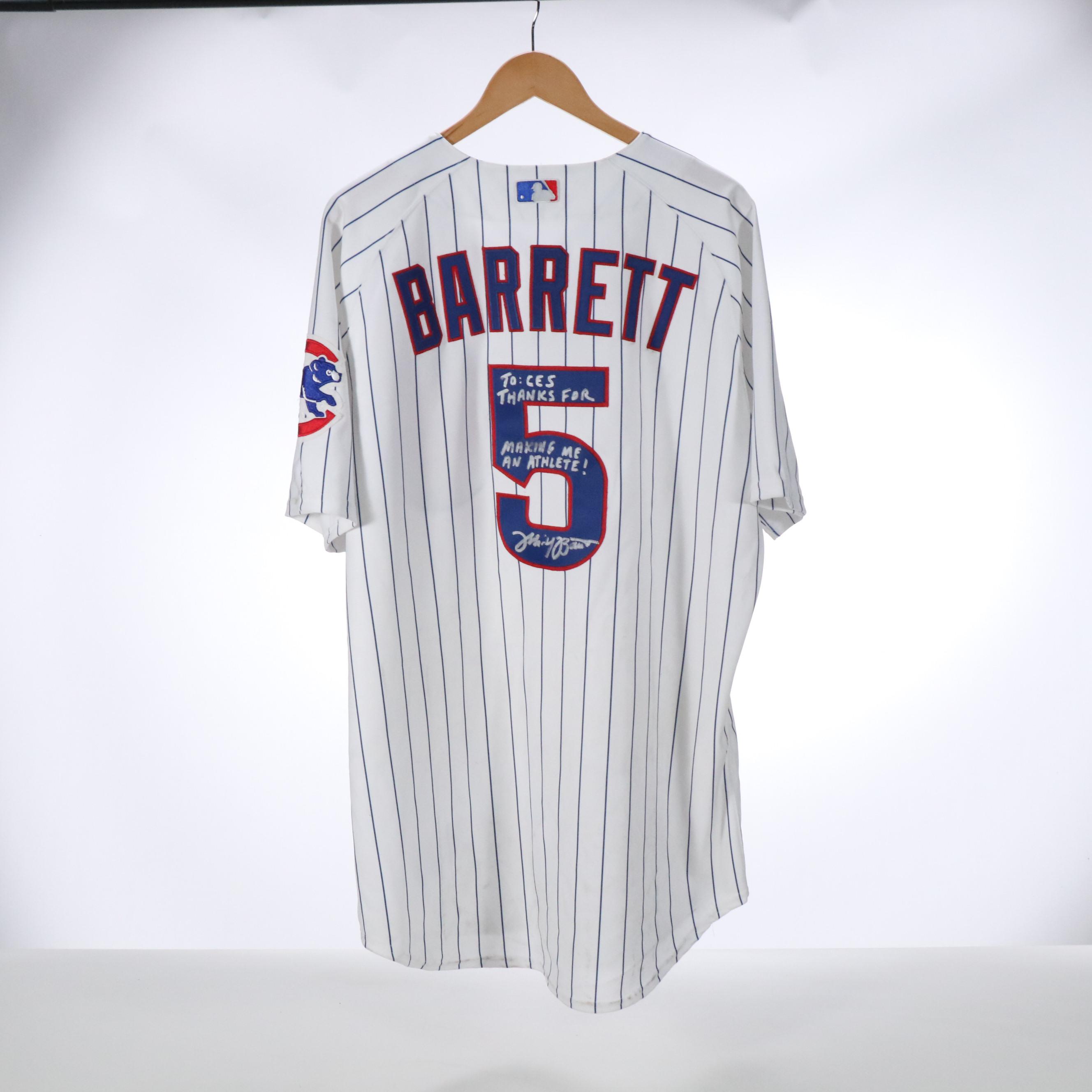 Michael Barrett Signed and Player Issued Catcher's Gear, Jersey, and More