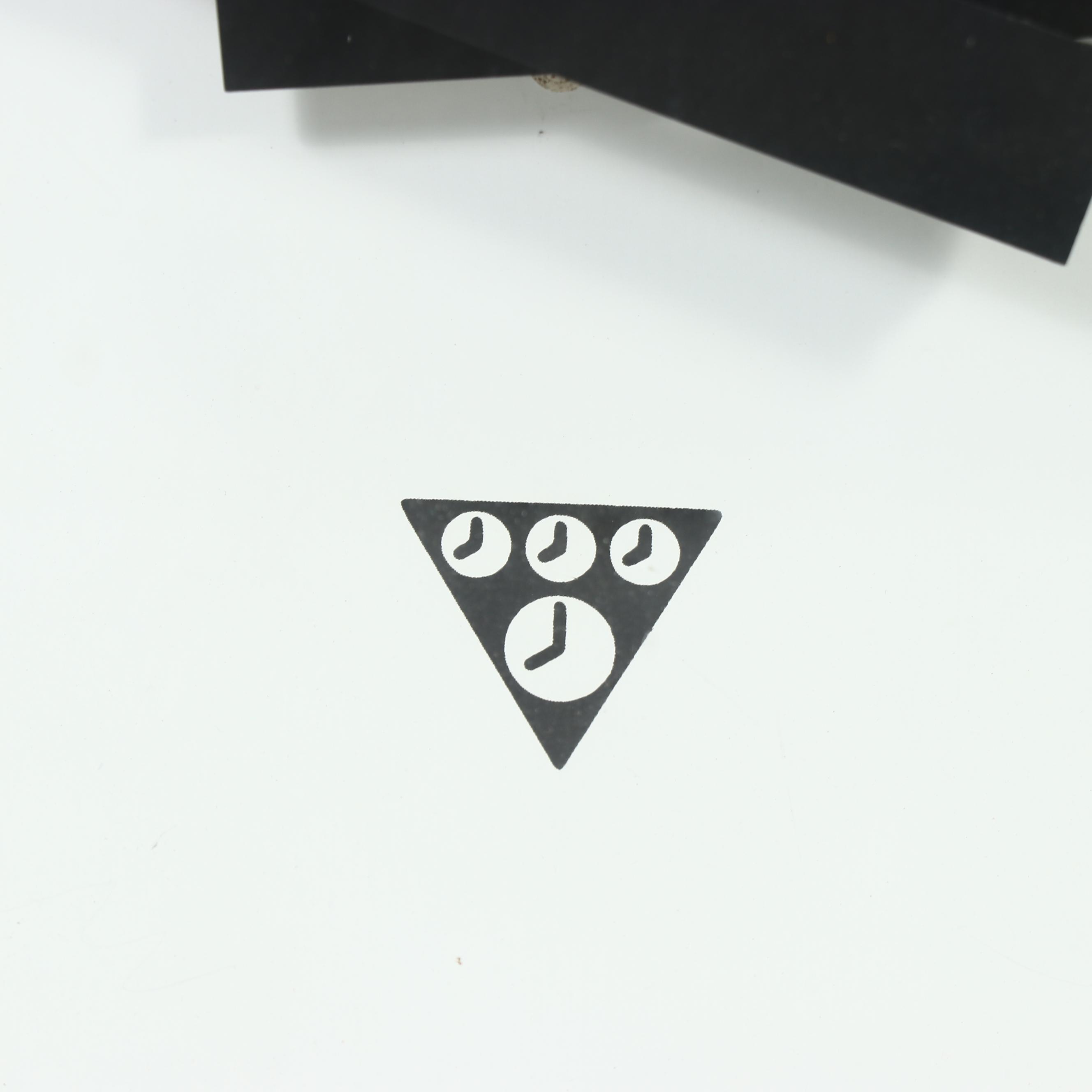 Mid Century Modern Style Industrial Double-Sided Factory Clock