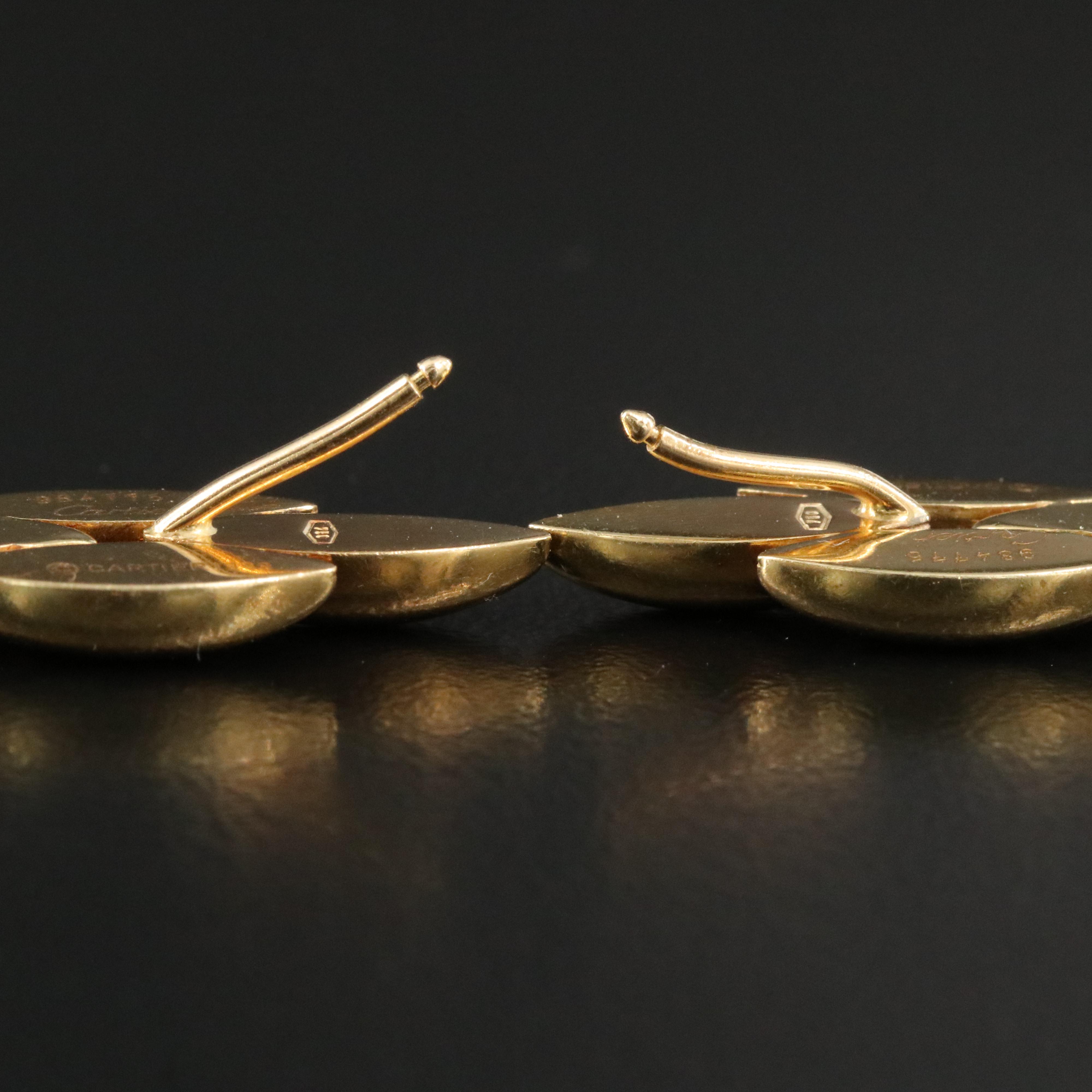 Cartier Gentiane 18K Triple Row Rice Link Jewelry Set