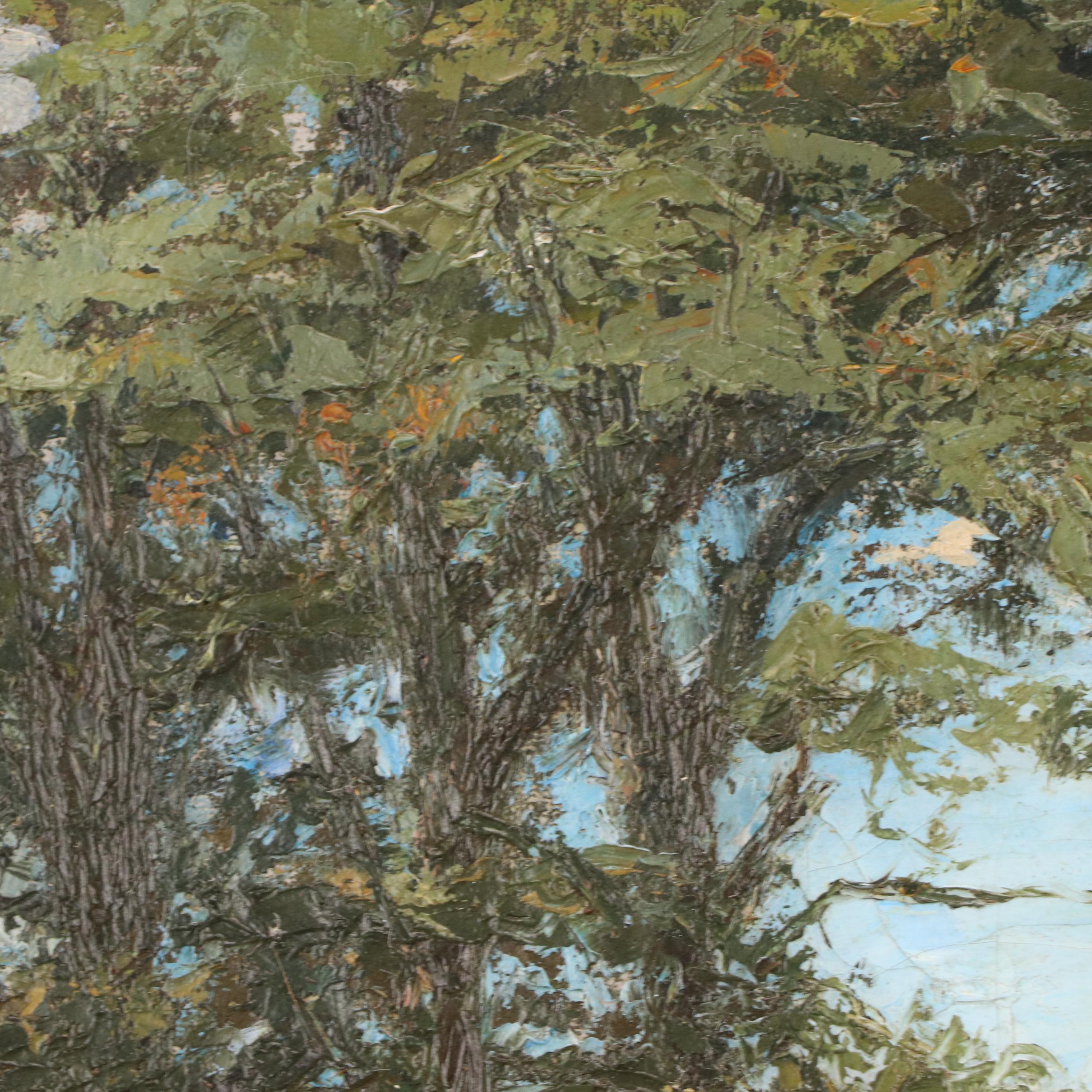 Bernard Evans Ward Landscape Oil Painting, 1922