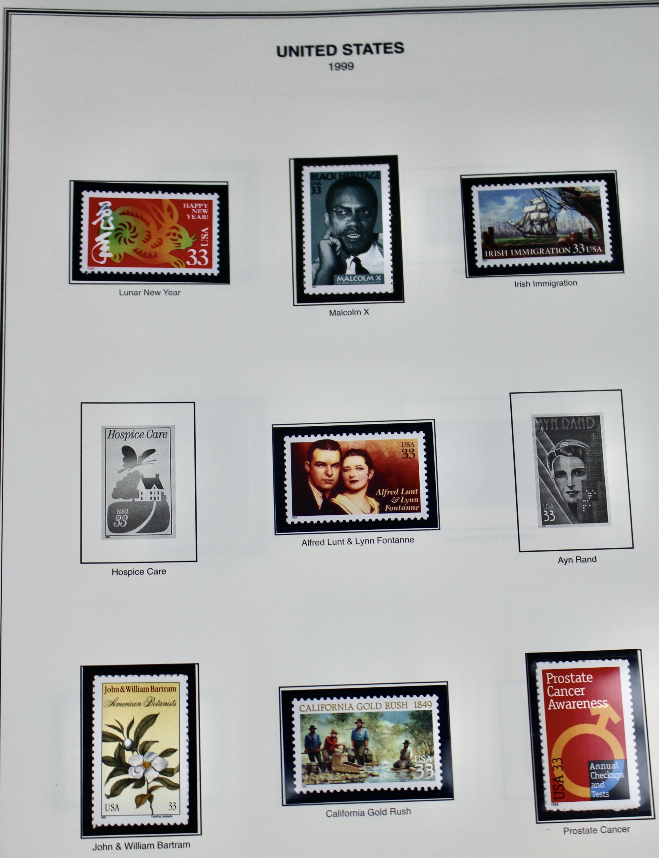 U.S. Commemorative Stamp Collection, Including 16 Souvenir Sheets and More