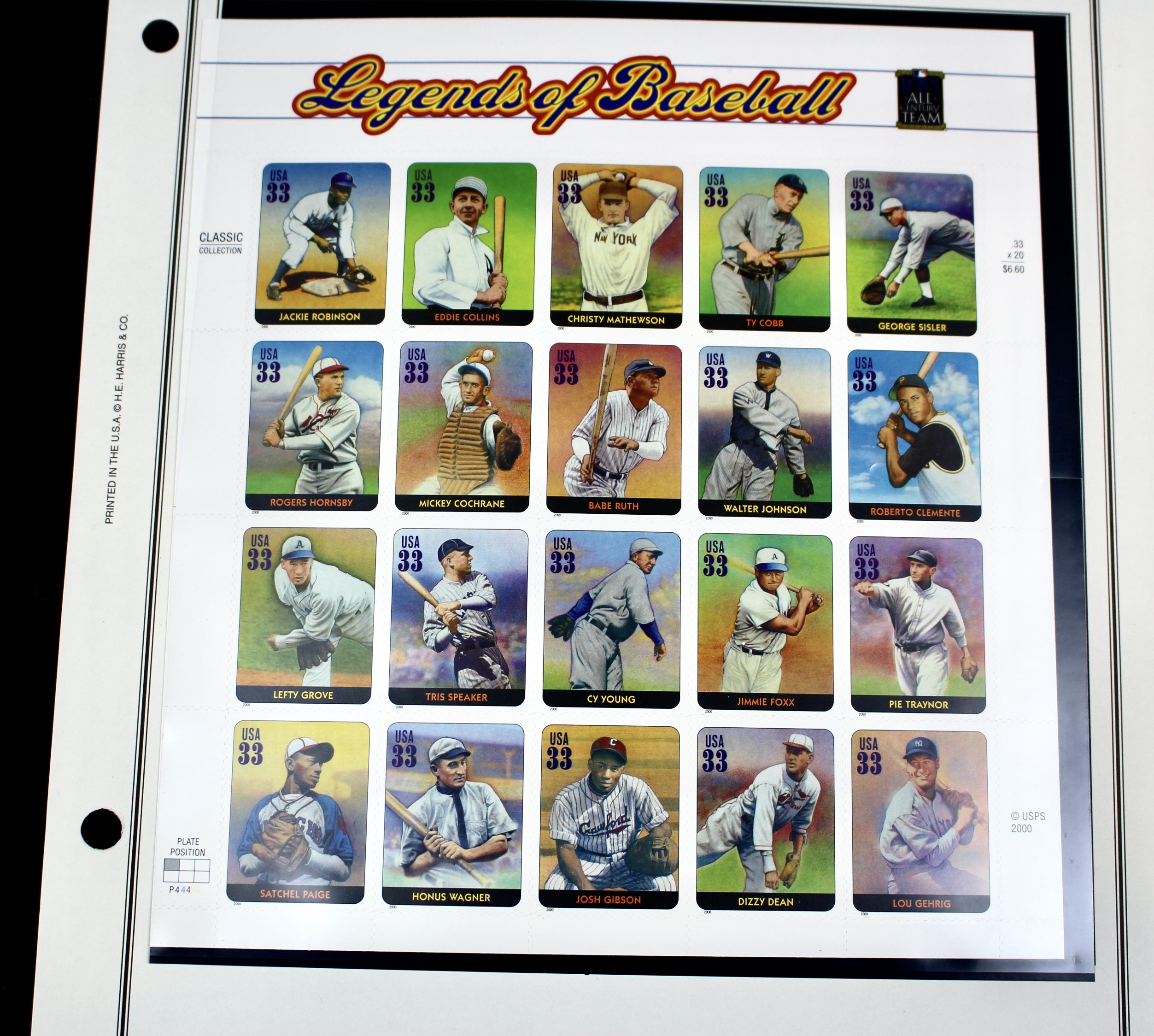 U.S. Commemorative Stamp Collection, Including 16 Souvenir Sheets and More