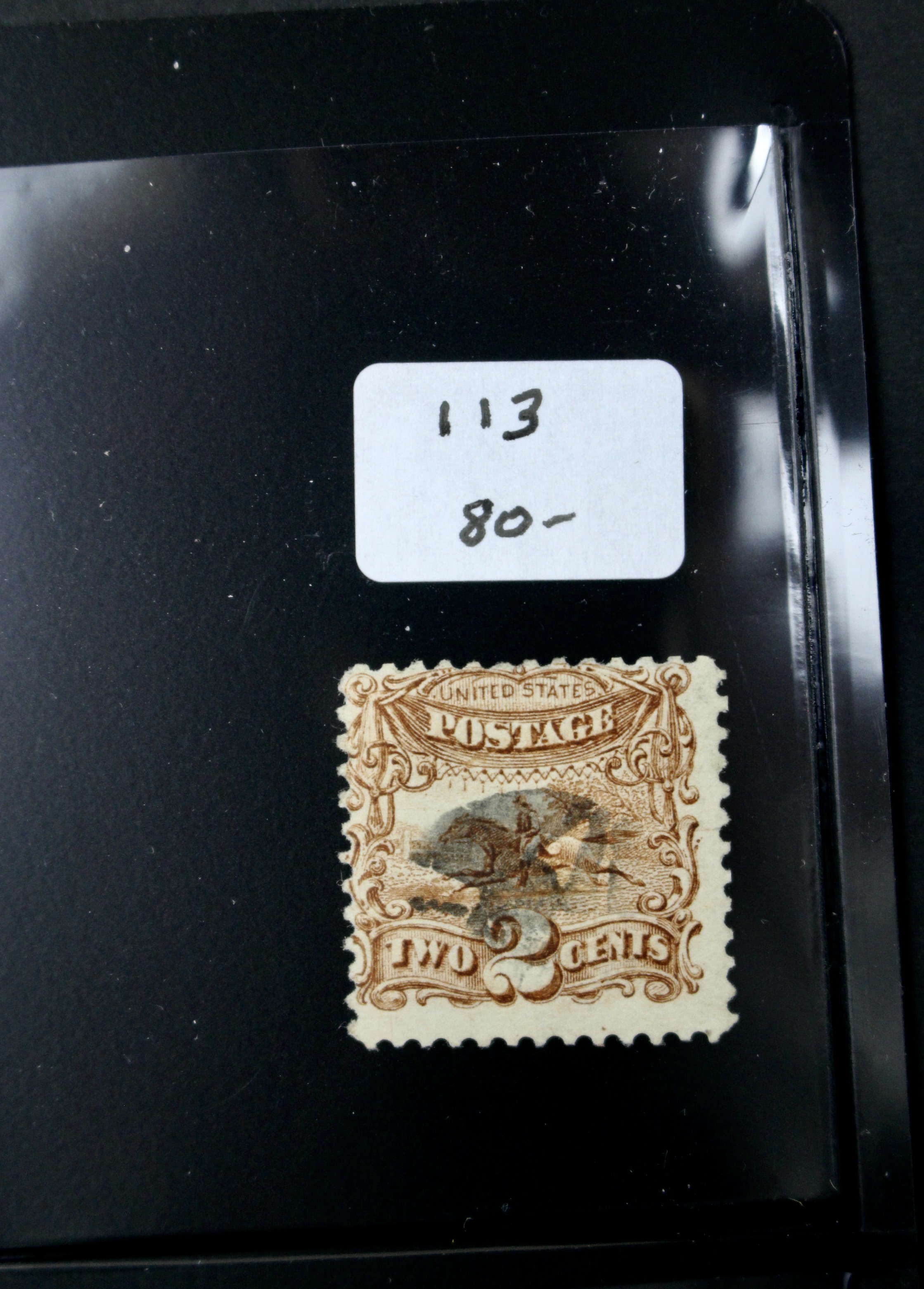 Eight Different 1869 U.S. Pictorial Postage Stamps, Incl. 24-Cent and 30-Cent