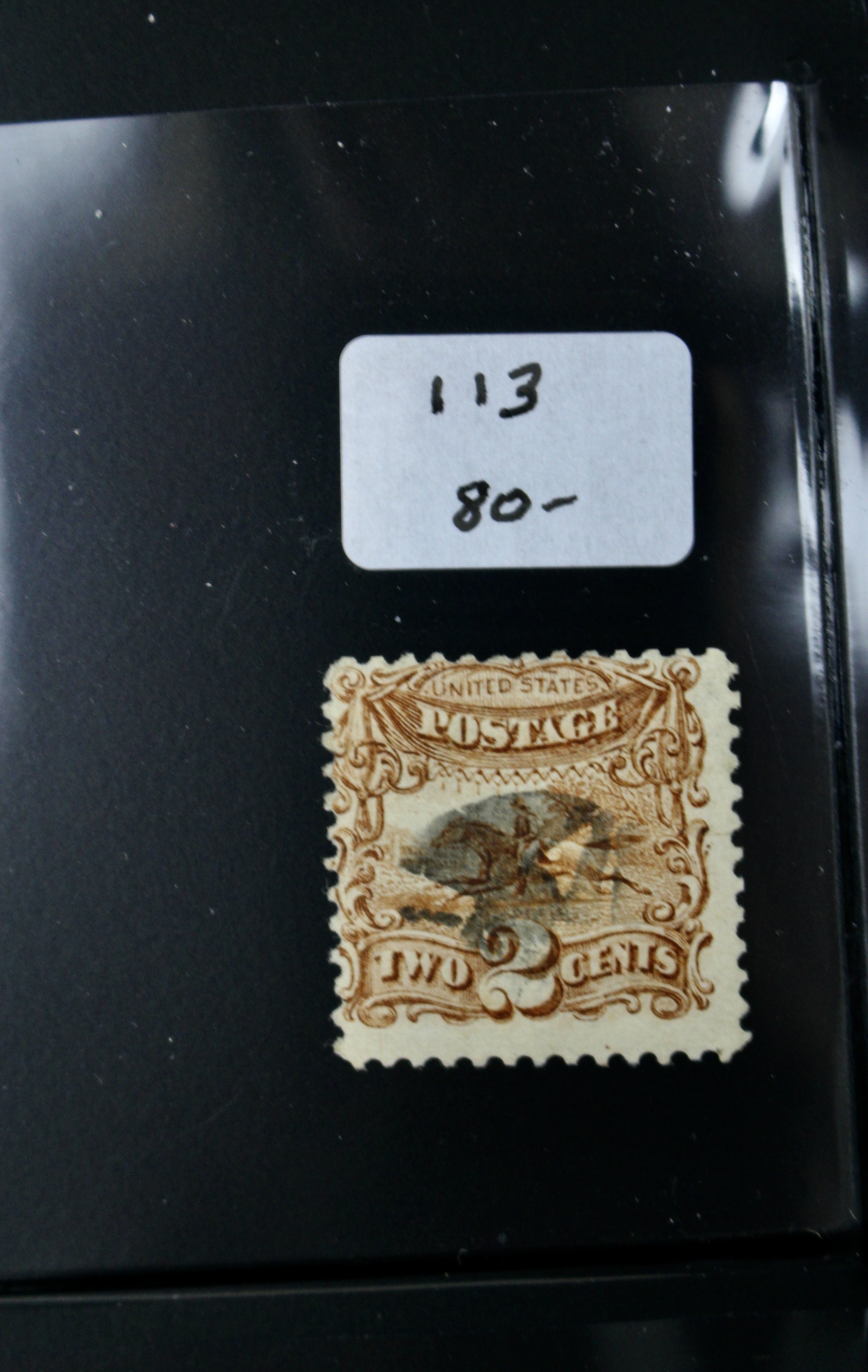 Eight Different 1869 U.S. Pictorial Postage Stamps, Incl. 24-Cent and 30-Cent