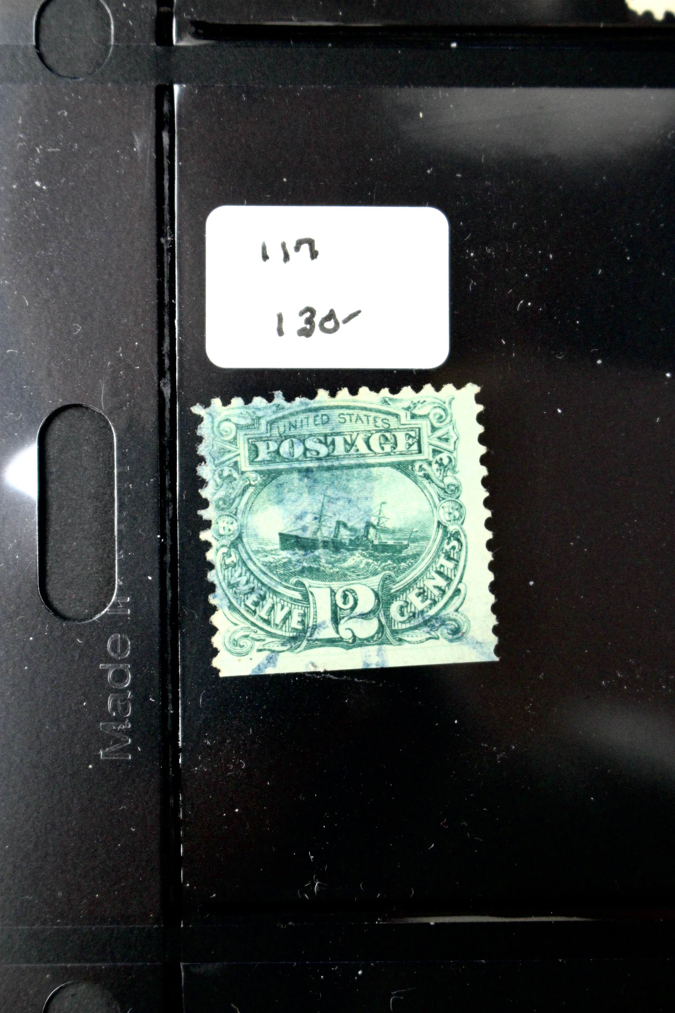 Eight Different 1869 U.S. Pictorial Postage Stamps, Incl. 24-Cent and 30-Cent