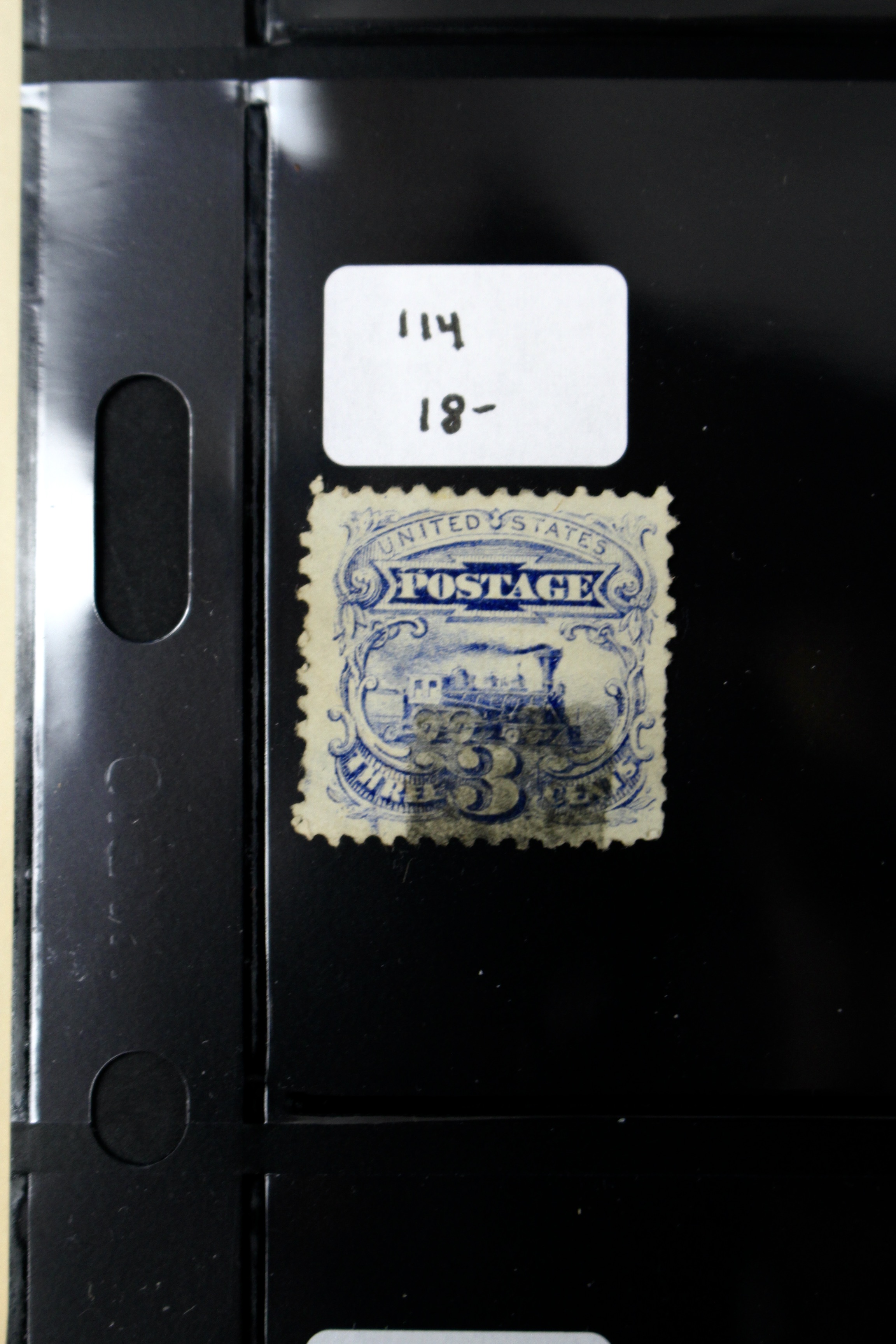 Eight Different 1869 U.S. Pictorial Postage Stamps, Incl. 24-Cent and 30-Cent