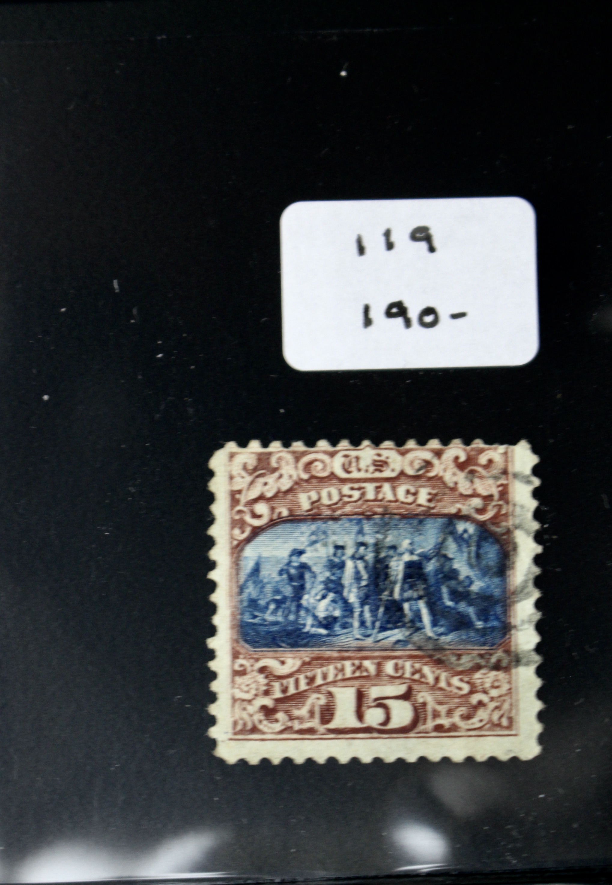 Eight Different 1869 U.S. Pictorial Postage Stamps, Incl. 24-Cent and 30-Cent