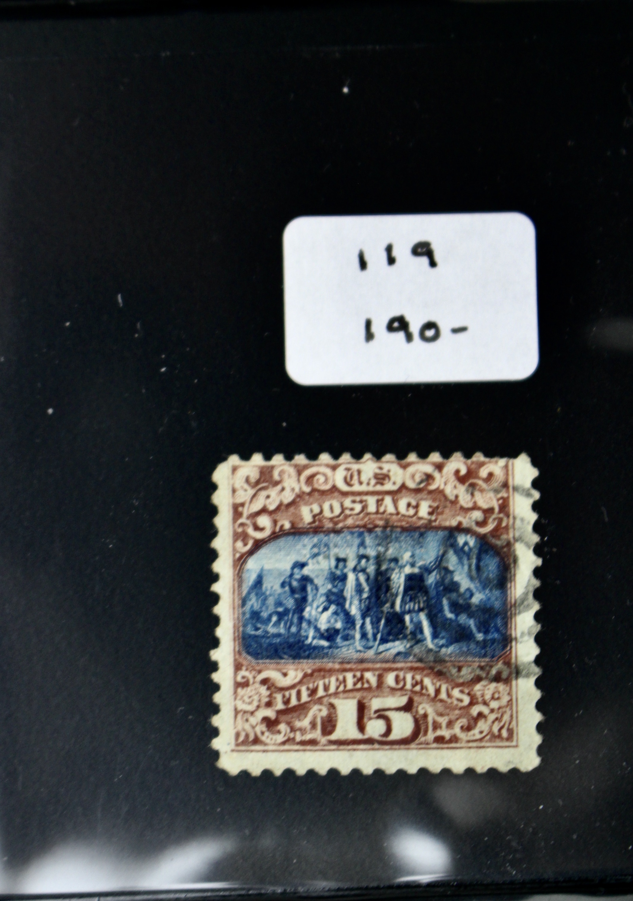 Eight Different 1869 U.S. Pictorial Postage Stamps, Incl. 24-Cent and 30-Cent