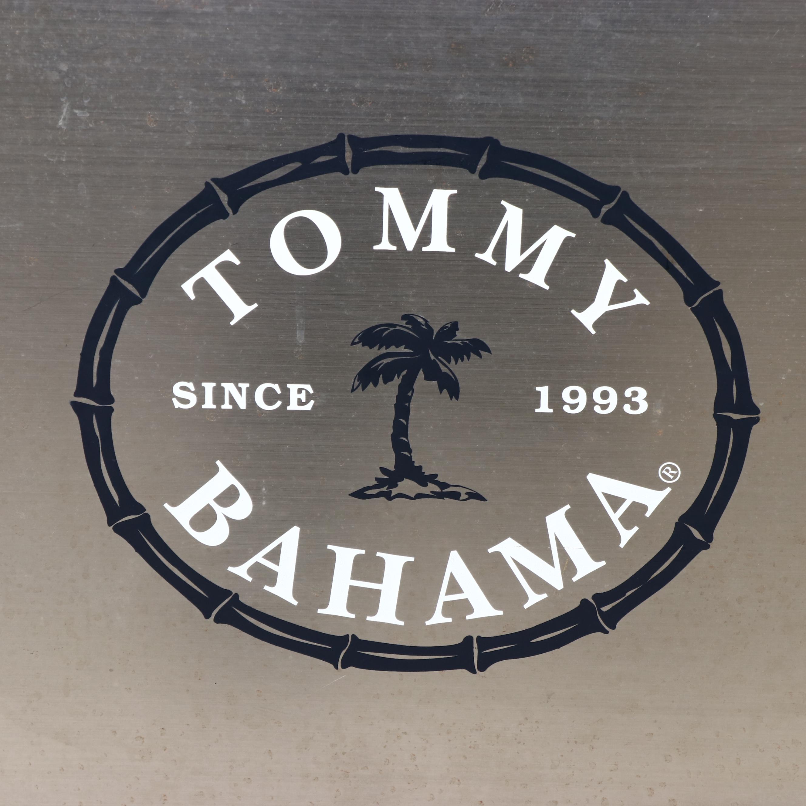 Tommy Bahama Stainless Rolling Beverage Cooler Cart