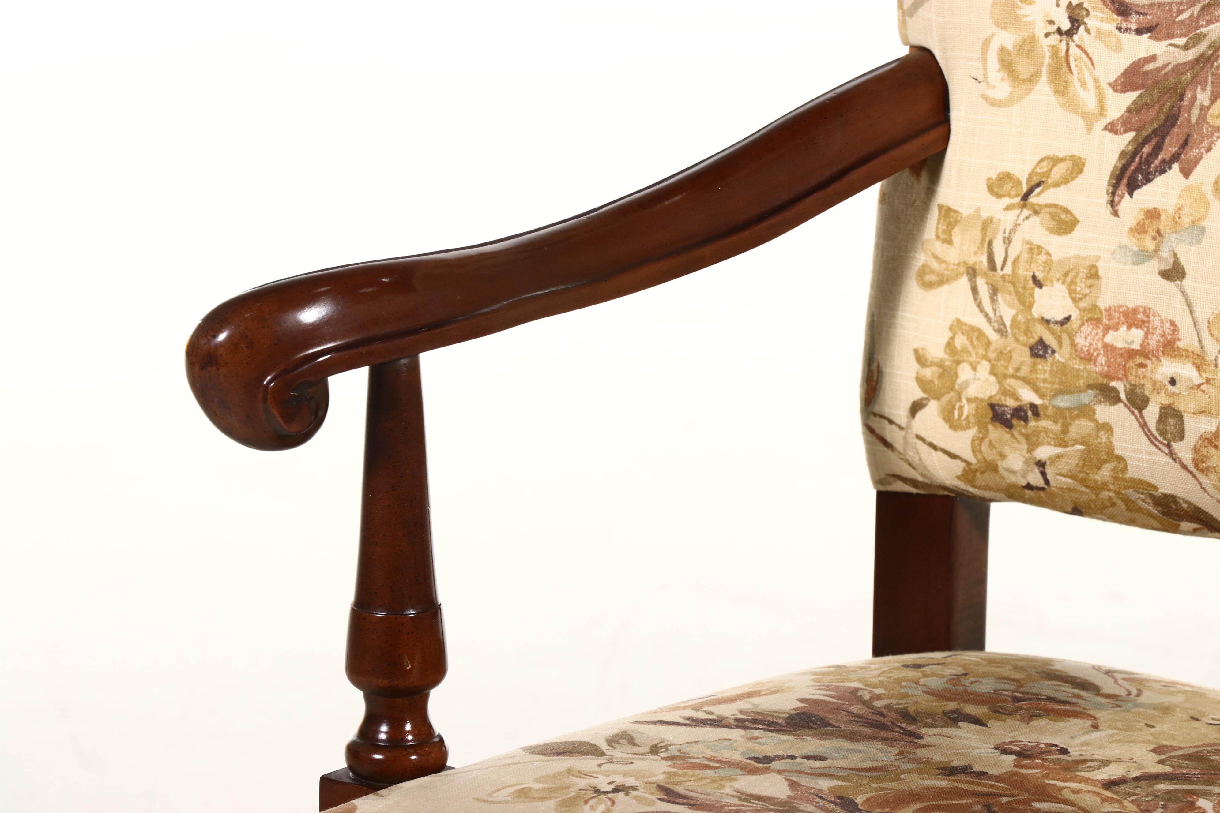 Hickory Chair Co. Louis XIV Style Fauteuil, Late 20th Century