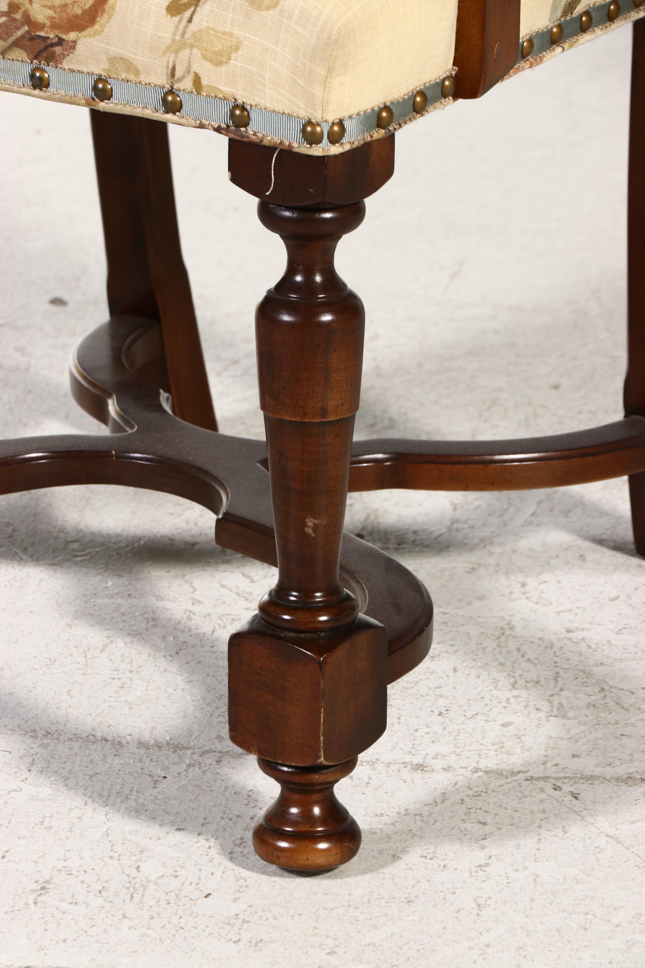 Hickory Chair Co. Louis XIV Style Fauteuil, Late 20th Century