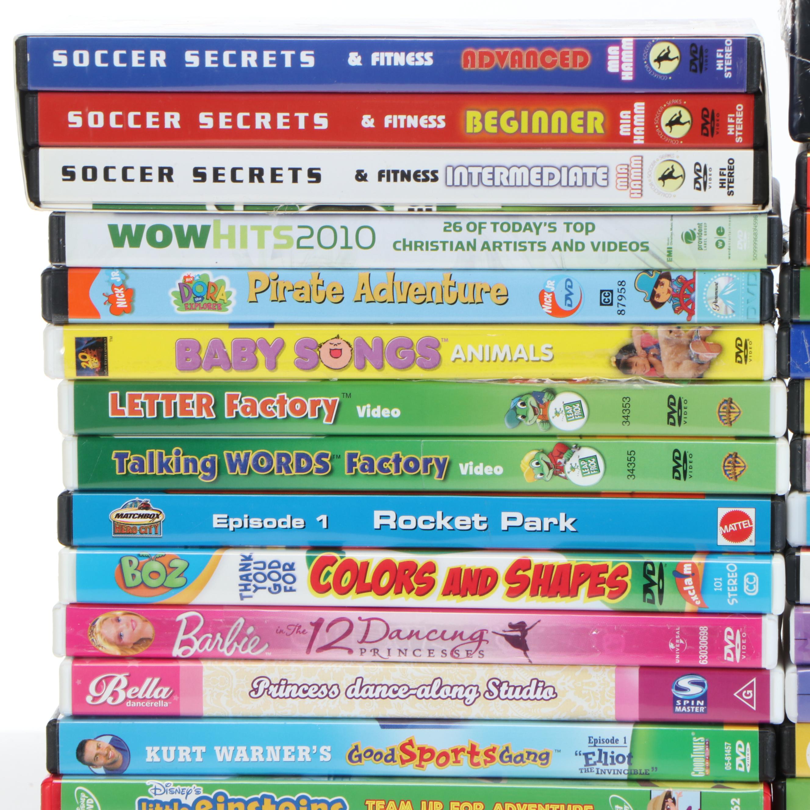 Disney, Baby Einstein, Little Einstein Toddler Educational DVDs, More