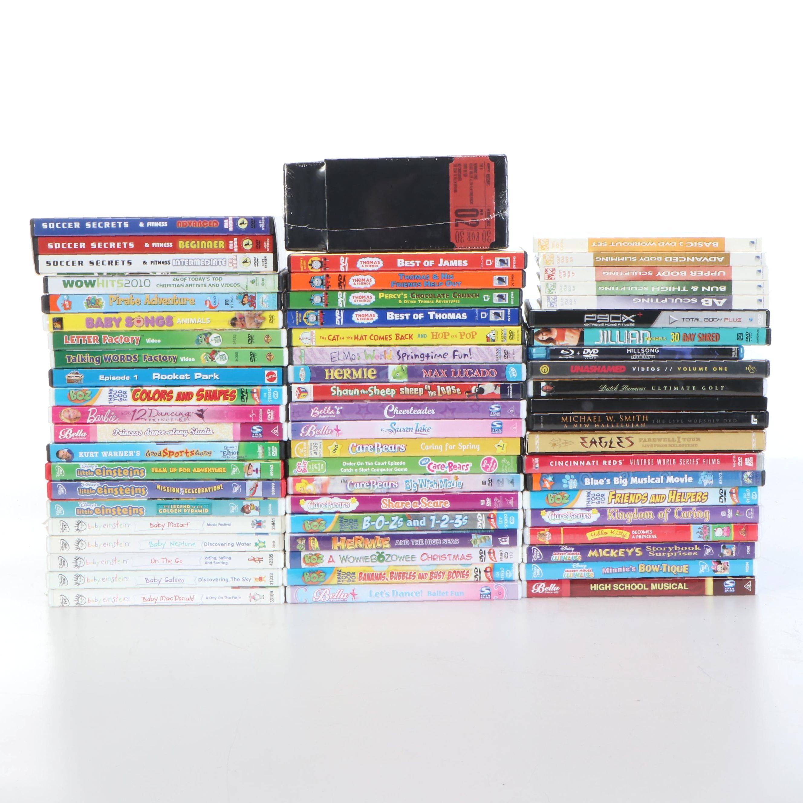 Disney, Baby Einstein, Little Einstein Toddler Educational DVDs, More