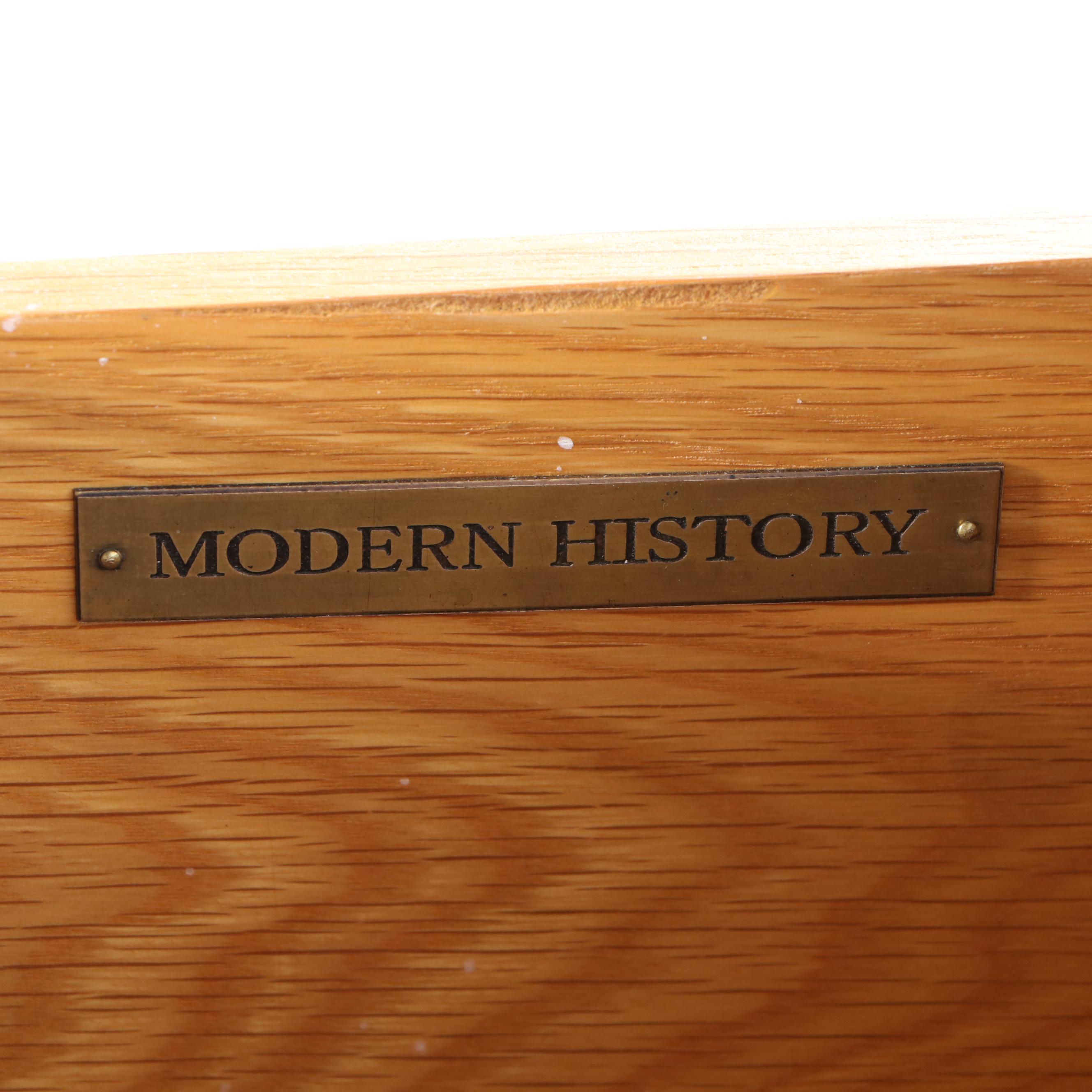 Modern History Louis XV Style Cerused Two-Drawer Bombé Commode