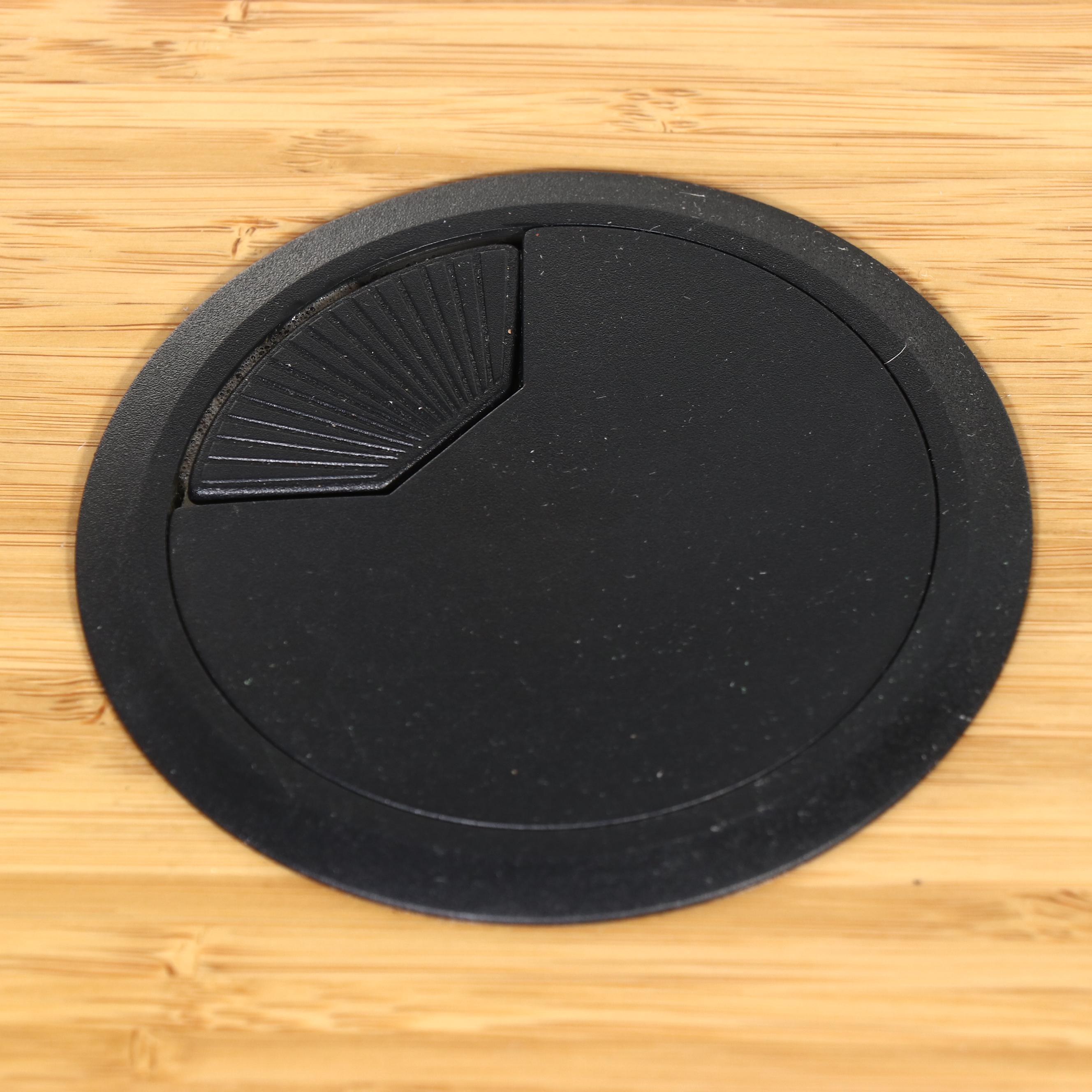 Bamboo Uplift Desk Contemporary and Metal Adjustable Height Desk